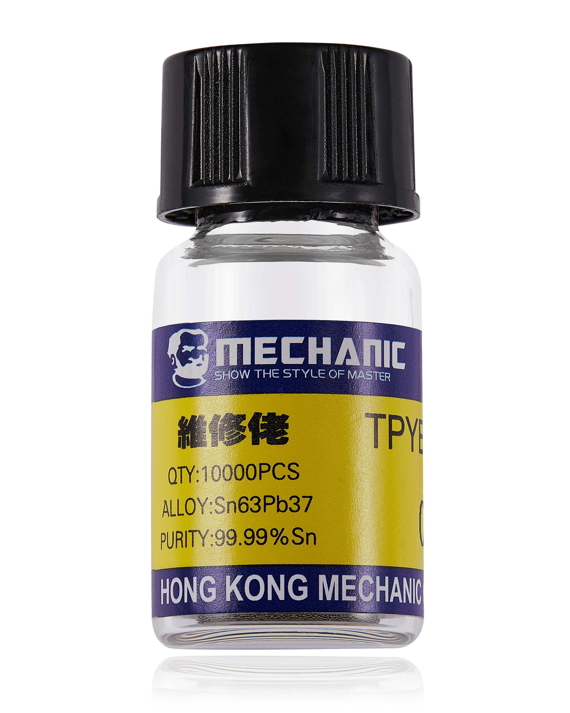 0.20Mm Solder Balls For Bga Stencils (10000 Pcs / Bottle) (Mechanic)