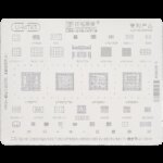 U-Mtk5 Bga Reballing Stencil For Dimension 720 / 810 / 800 / 820 / 900 / 1080, Mt6853V / 6833V / 6873V / 6875V / 6877V (0.12Mm) (Amaoe)