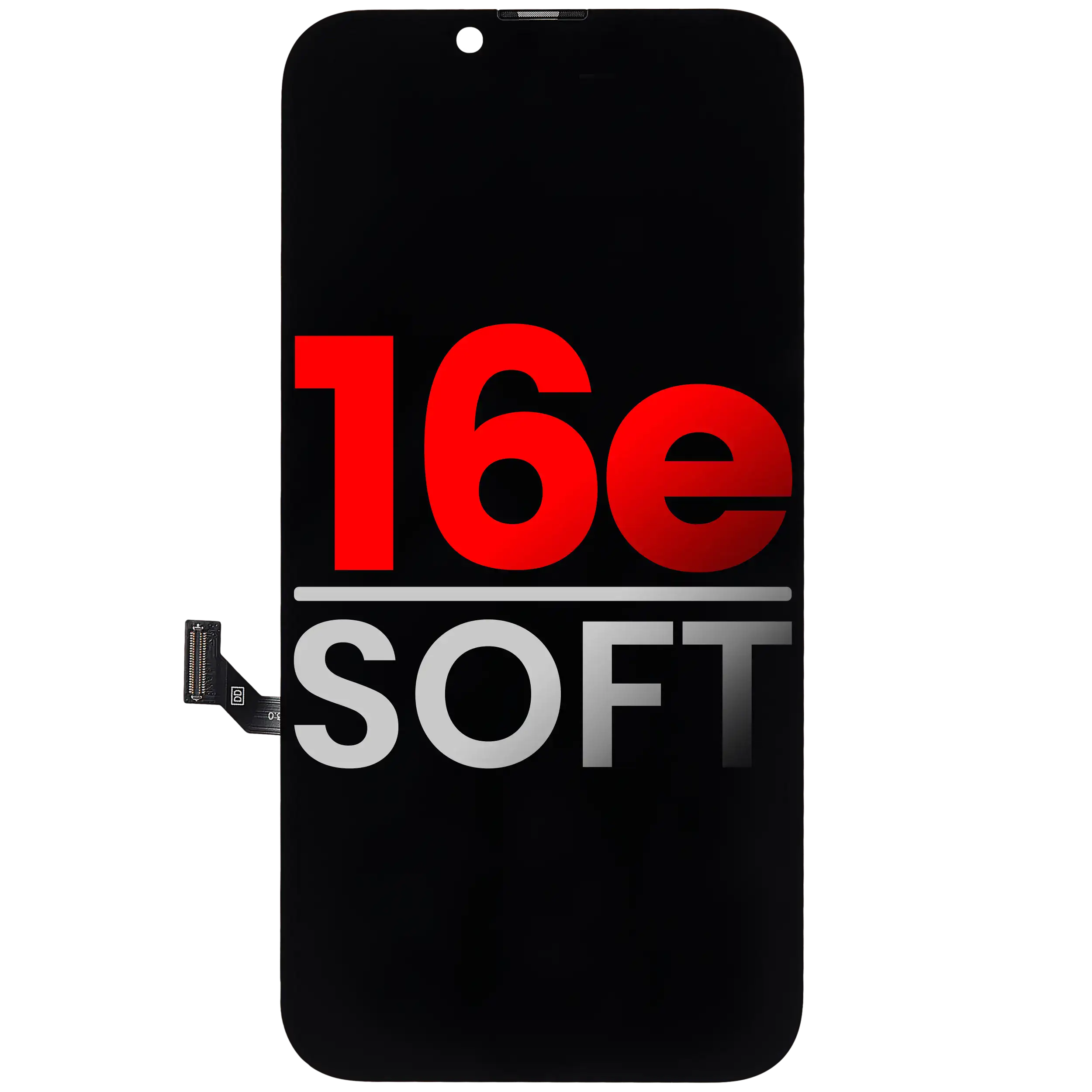 Oled Assembly Compatible For Iphone 16E (Aftermarket Plus: Soft)