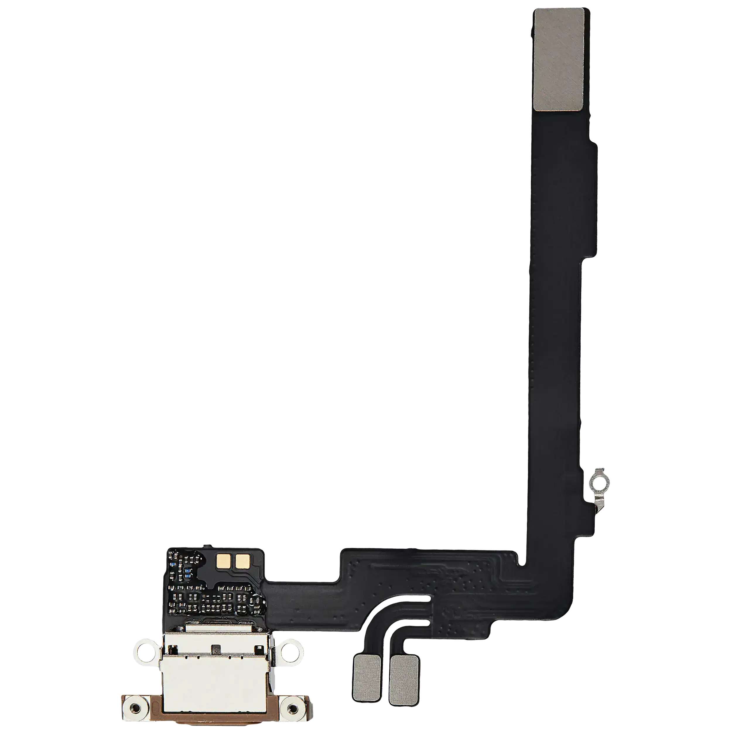 Charging Port Flex Cable With Board Compatible For Iphone 16 Pro Max (Official - Not Aftermarket) (Desert Titanium)
