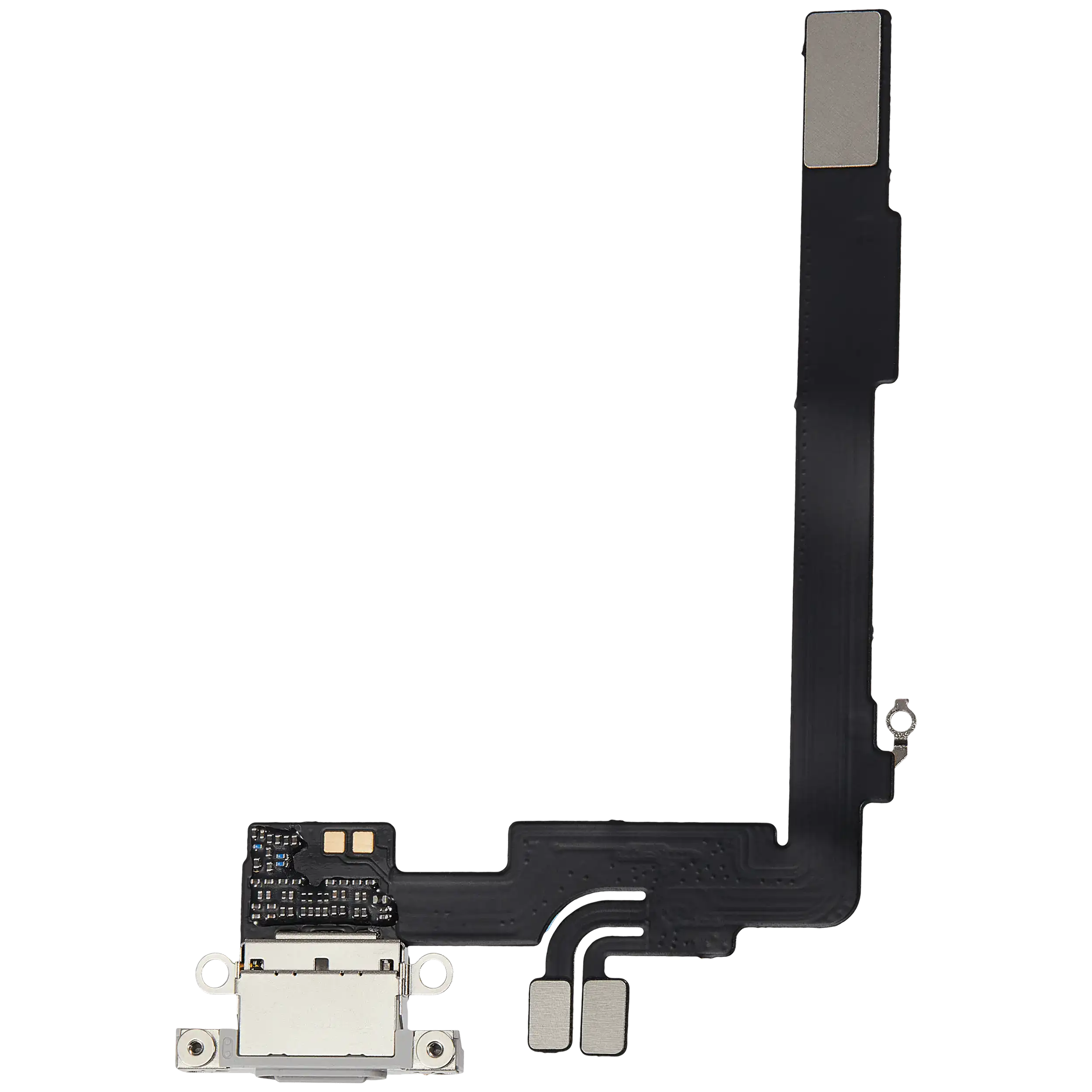 Charging Port Flex Cable Compatible For Iphone 16 Pro Max (Aftermarket Plus) (White Titanium)