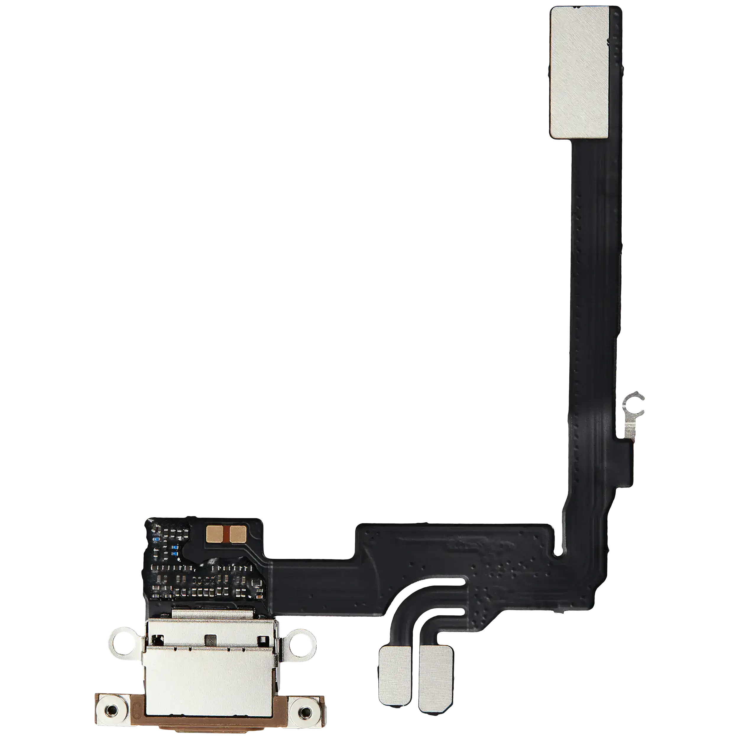 Charging Port Flex Cable With Board Compatible For Iphone 16 Pro (Official - Not Aftermarket) (Desert Titanium)