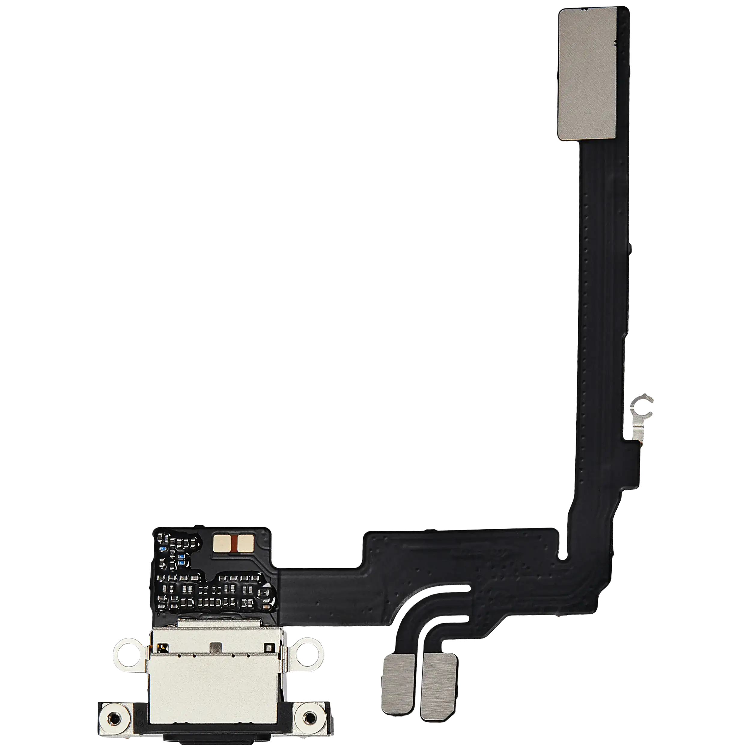 Charging Port Flex Cable Compatible For Iphone 16 Pro (Aftermarket Plus) (Black Titanium)