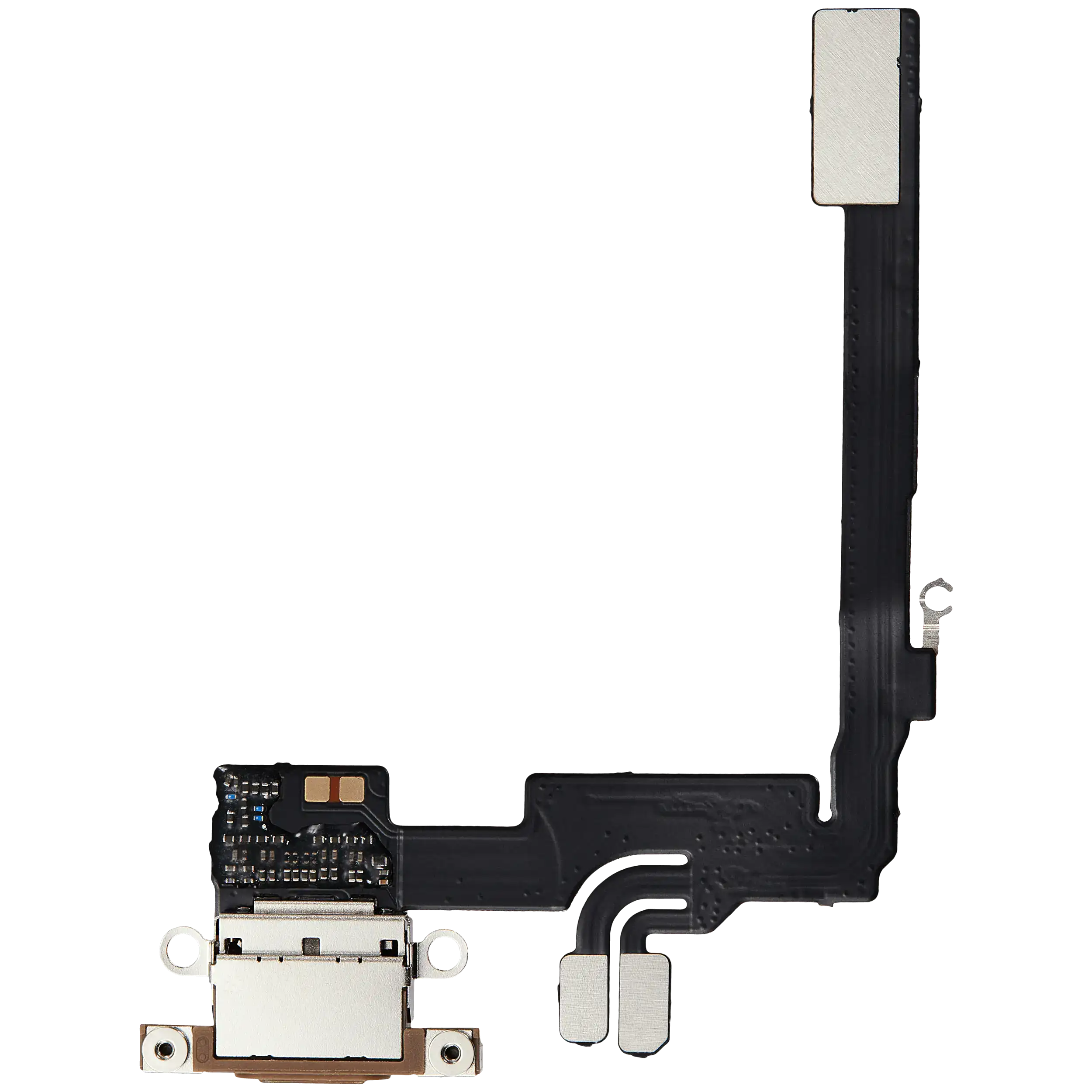 Charging Port Flex Cable Compatible For Iphone 16 Pro (Aftermarket Plus) (Desert Titanium)