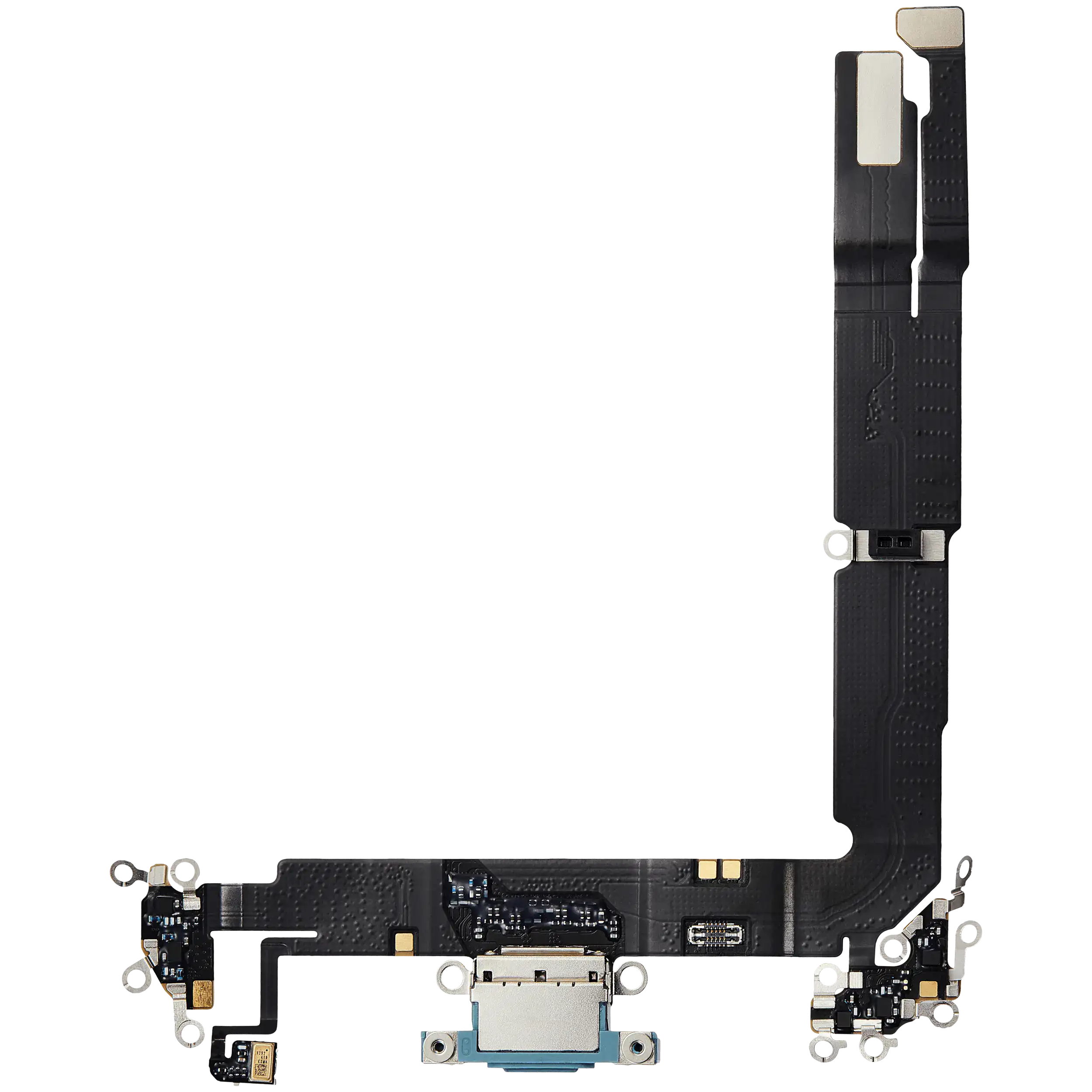Charging Port Flex Cable Compatible For Iphone 16 Plus (Premium) (Teal)