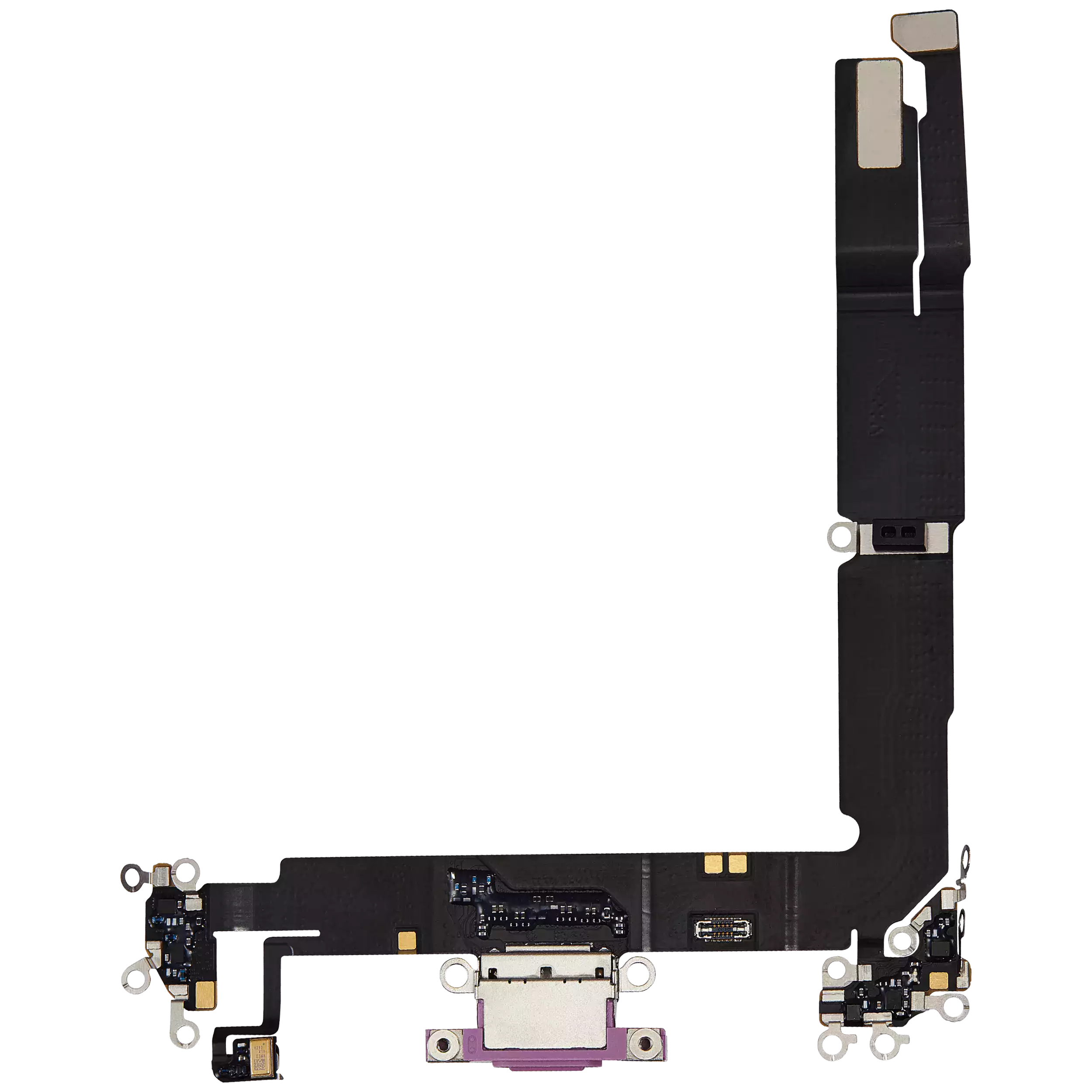 Charging Port Flex Cable Compatible For Iphone 16 Plus (Premium) (Pink)