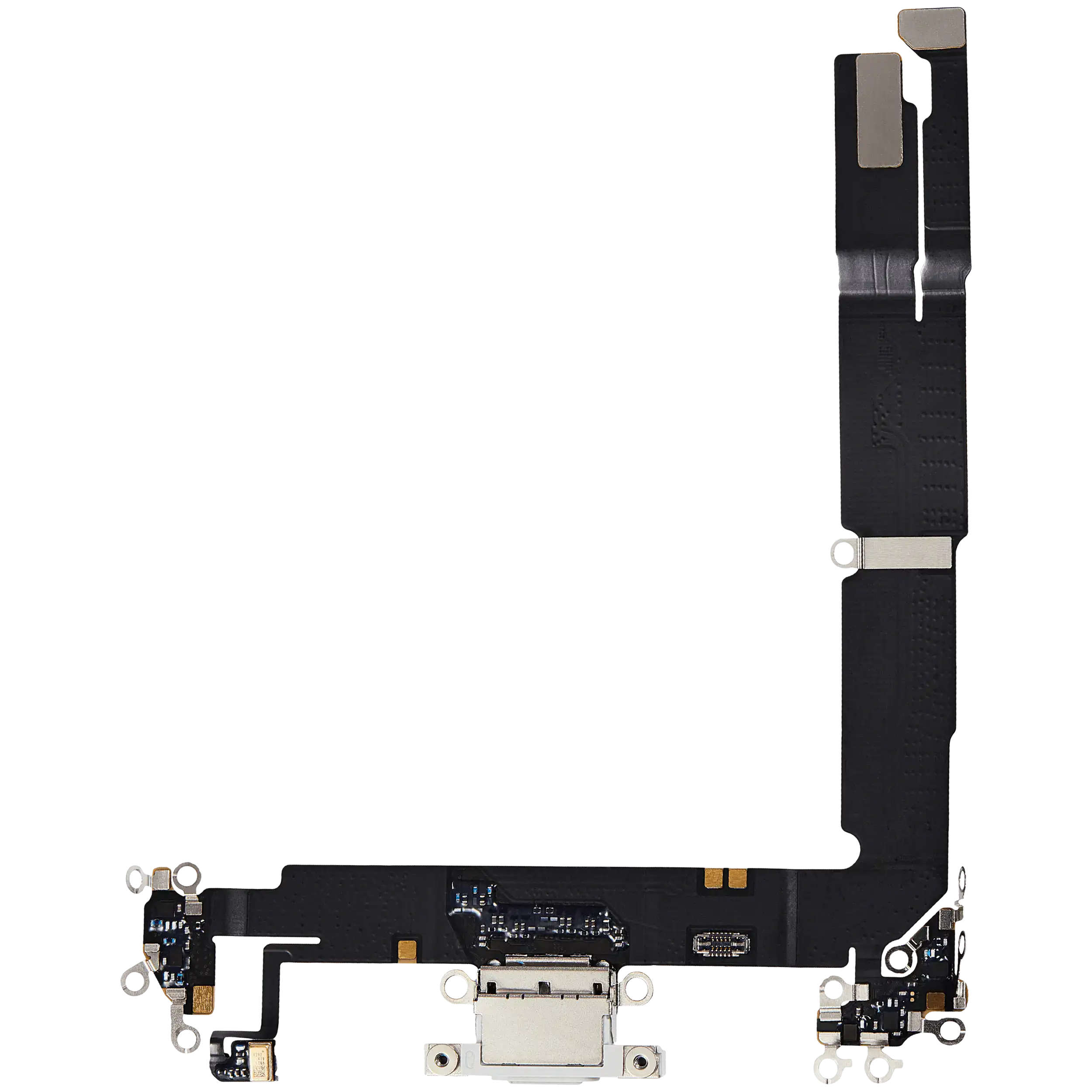 Charging Port Flex Cable Compatible For Iphone 16 Plus (Premium) (White)