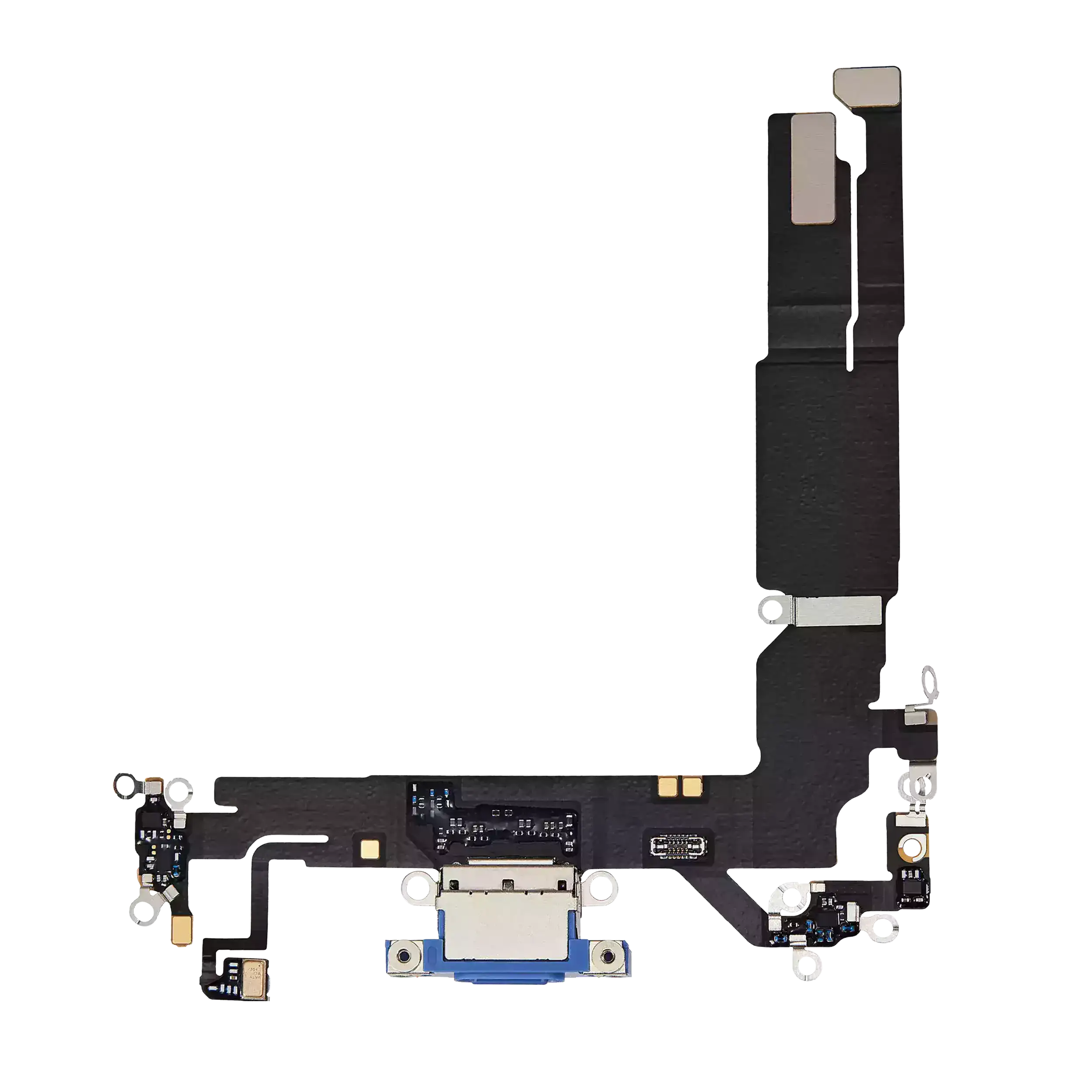 Charging Port Flex Cable Compatible For Iphone 16 (Premium) (Ultramarine)