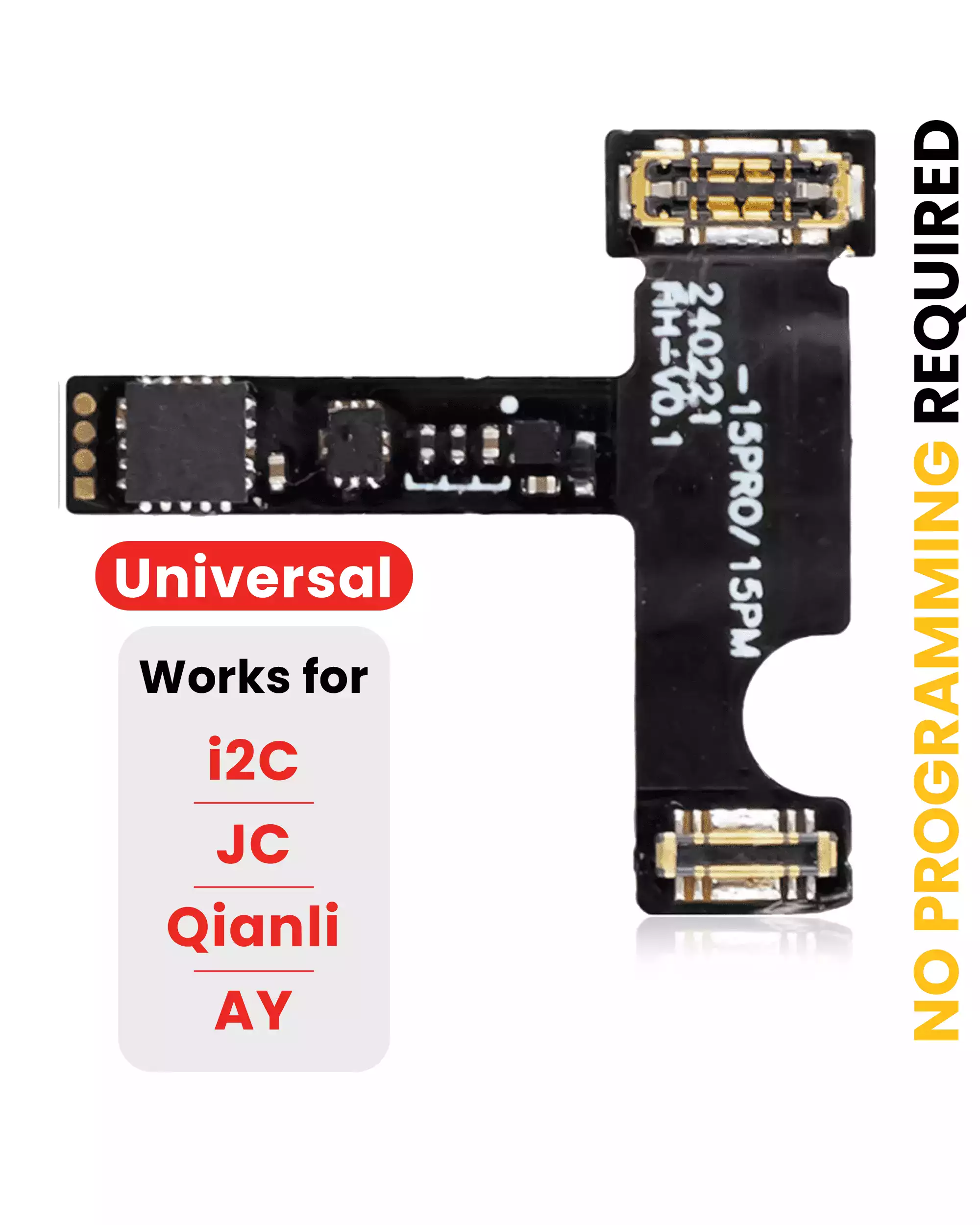 Battery Tag-On Flex For Iphone 15 Pro/Pro Max - No Soldering Required