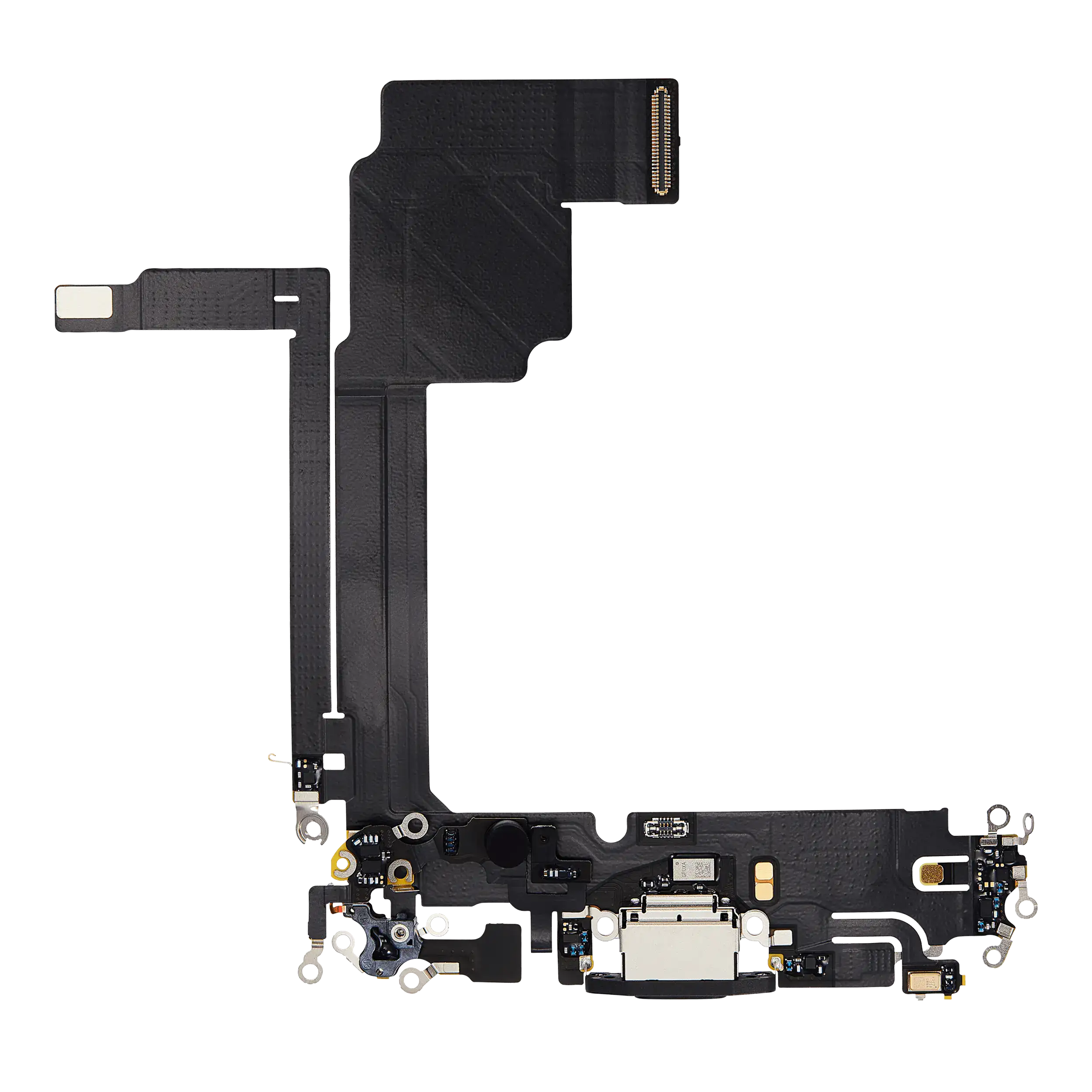 Charging Port Flex Cable Compatible For Iphone 15 Pro Max (Premium) (Black Titanium)