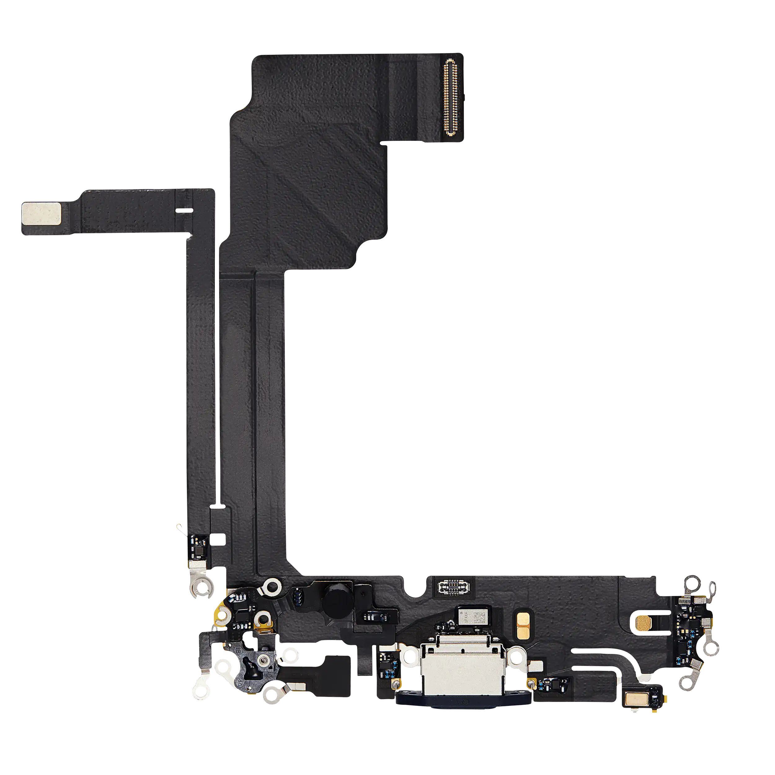Charging Port Flex Cable Compatible For Iphone 15 Pro Max (Premium) (Blue Titanium)