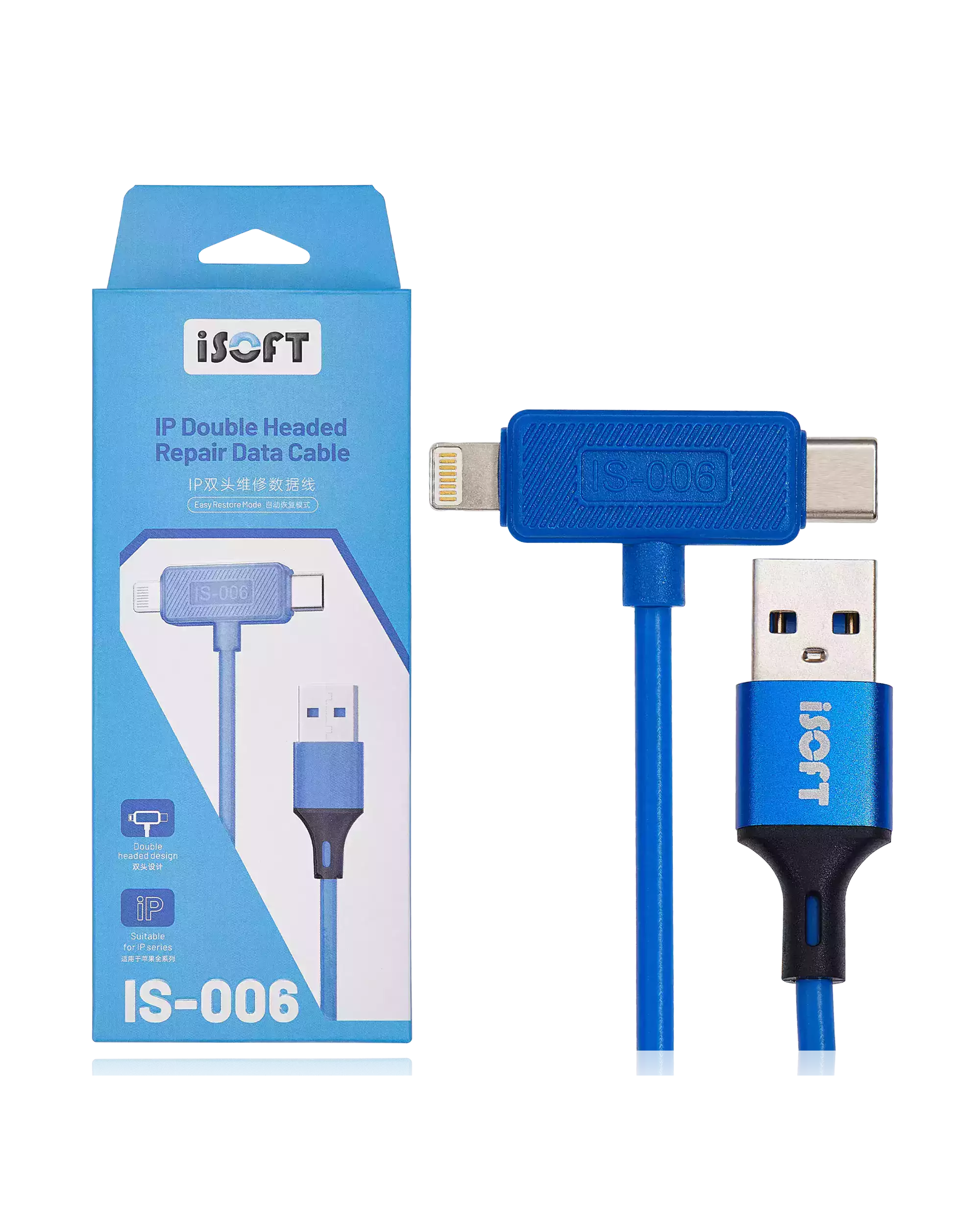 Is-006 Dual Interface Repair Data Cable For Iphone (Isoft)