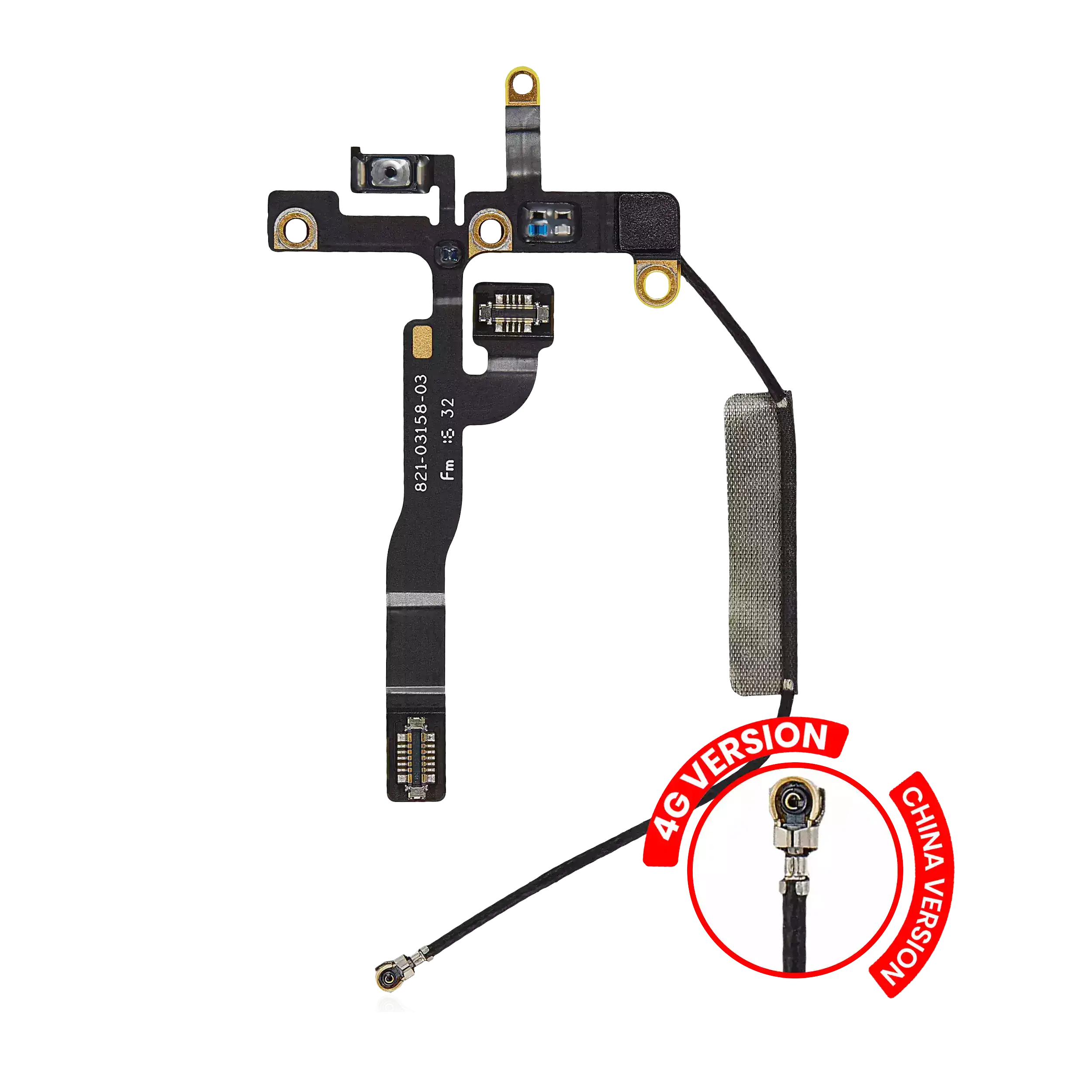 Power Button Flex Cable For Ipad Pro 12.9" 6Th Gen (2022) / Pro 11" 4Th Gen (2022)