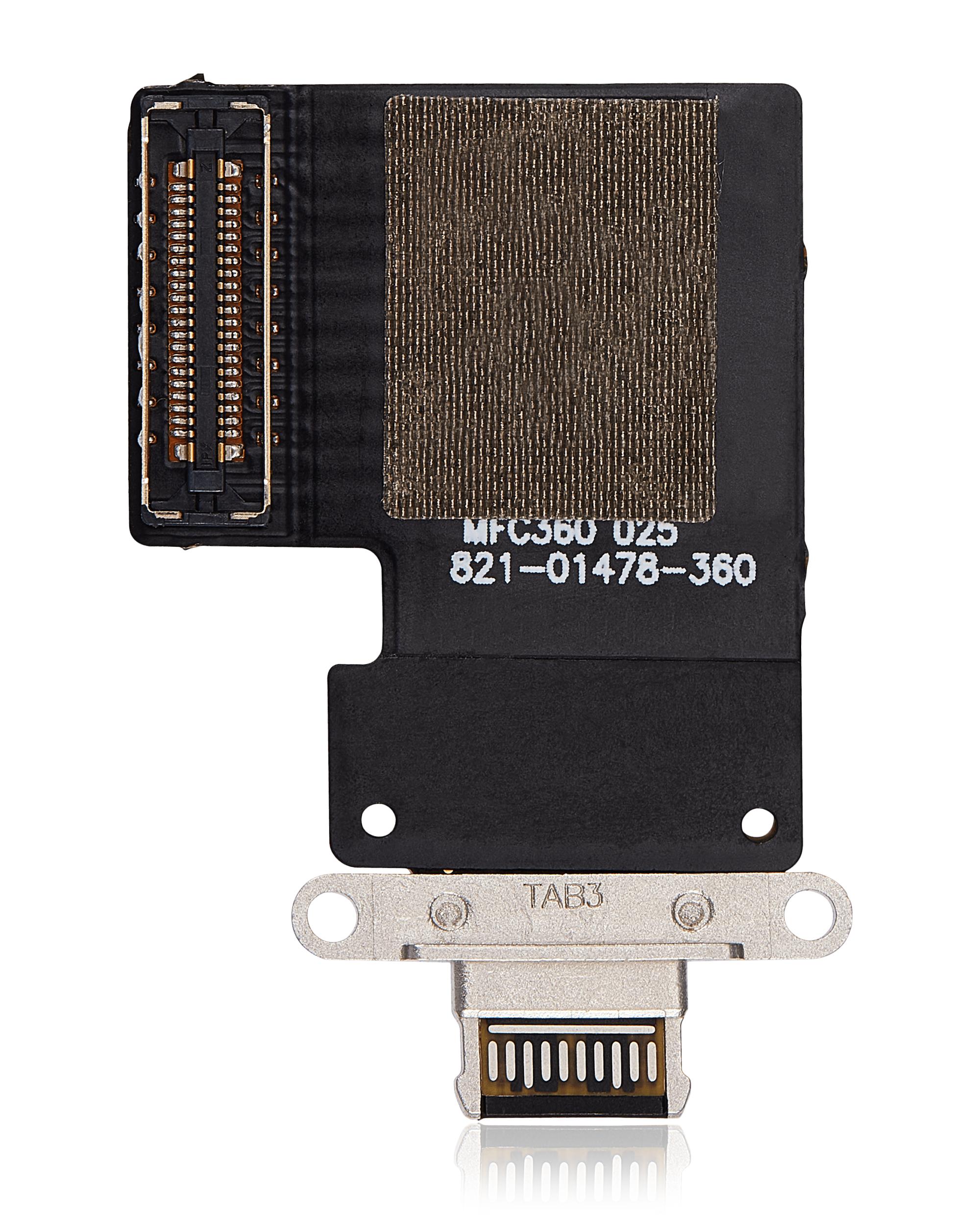 Charging Port Flex Cable For Ipad Pro 12.9" 3Rd/4Th Gen & Pro 11" 1St/2Nd Gen (Black)