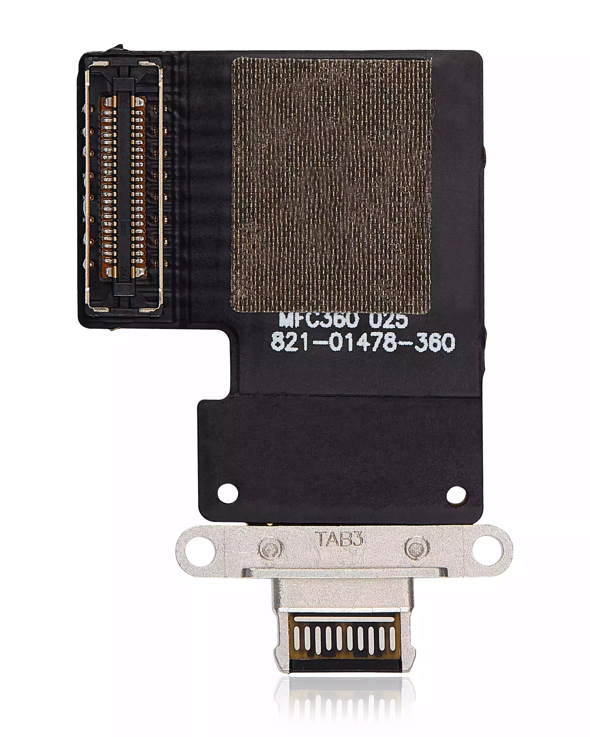 Charging Port Flex Cable For Ipad Pro 12.9" 4Th Gen/3Rd Gen & Ipad Pro 11" 2Nd/1St Gen (Black)