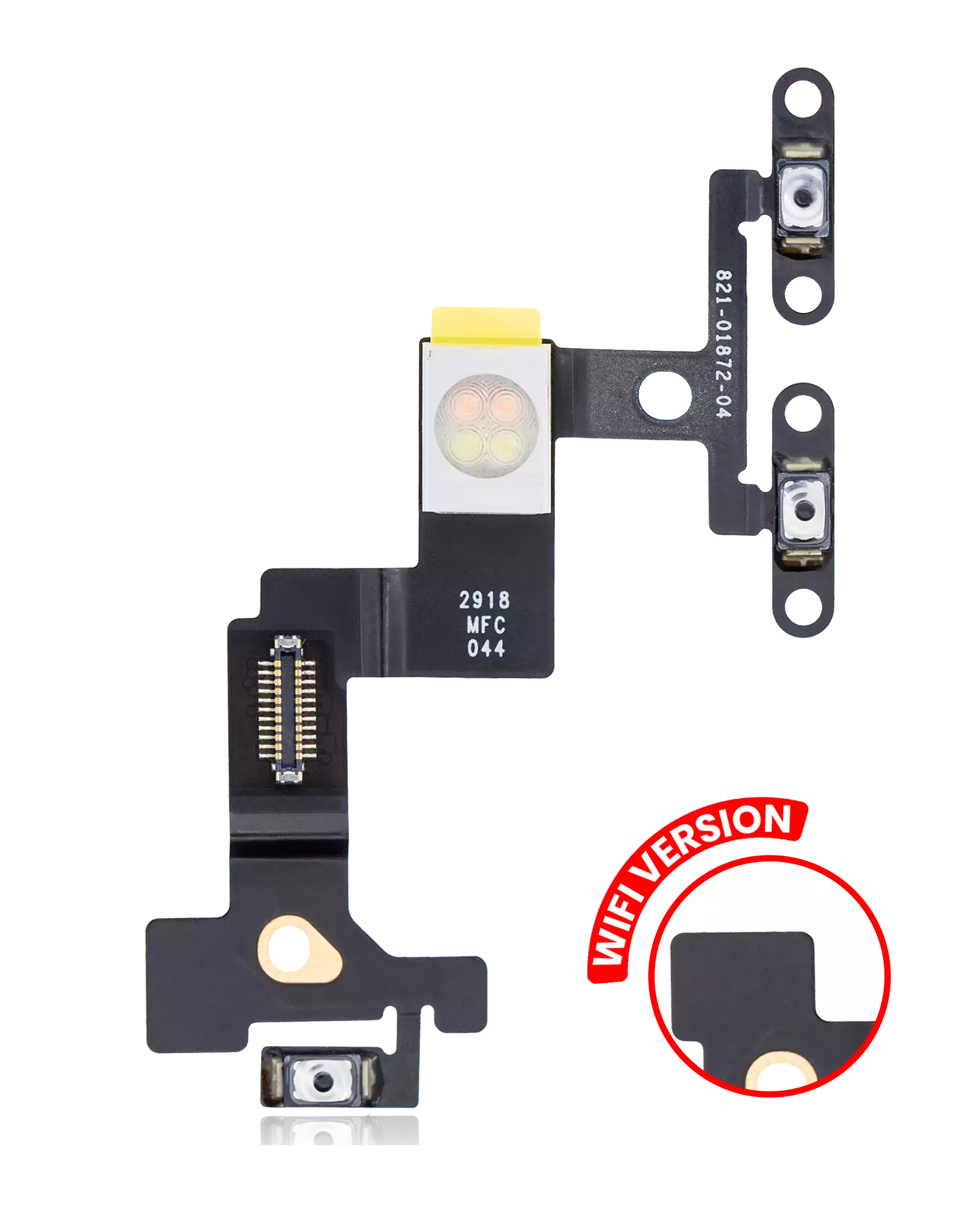 Power / Volume Button Flex Compatible For Ipad Pro 12.9" 3Rd Gen (2018) (Wifi Version)