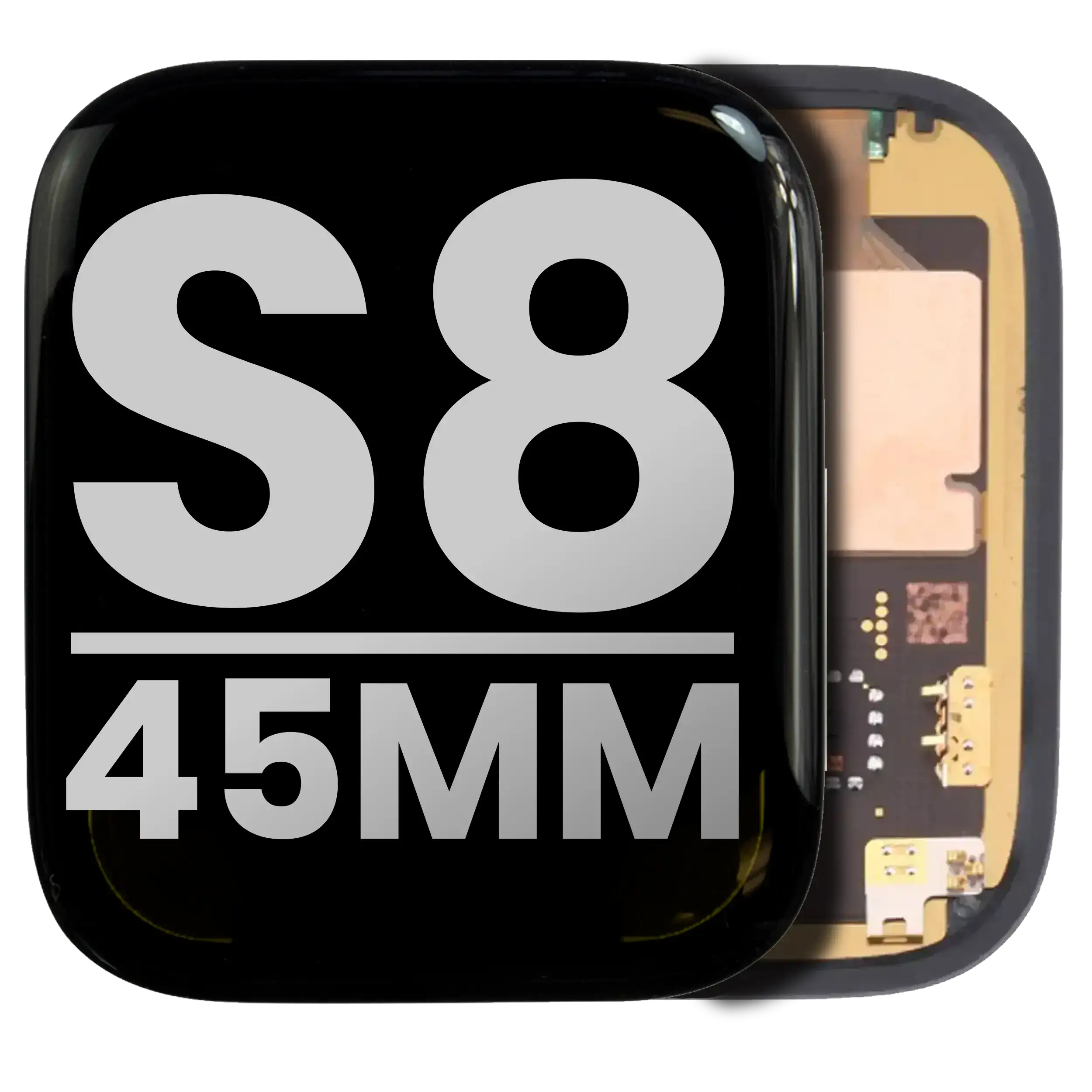 Oled Assembly With Bracket Compatible For Watch Series 8 (45Mm) (Used  Pull: Grade A)