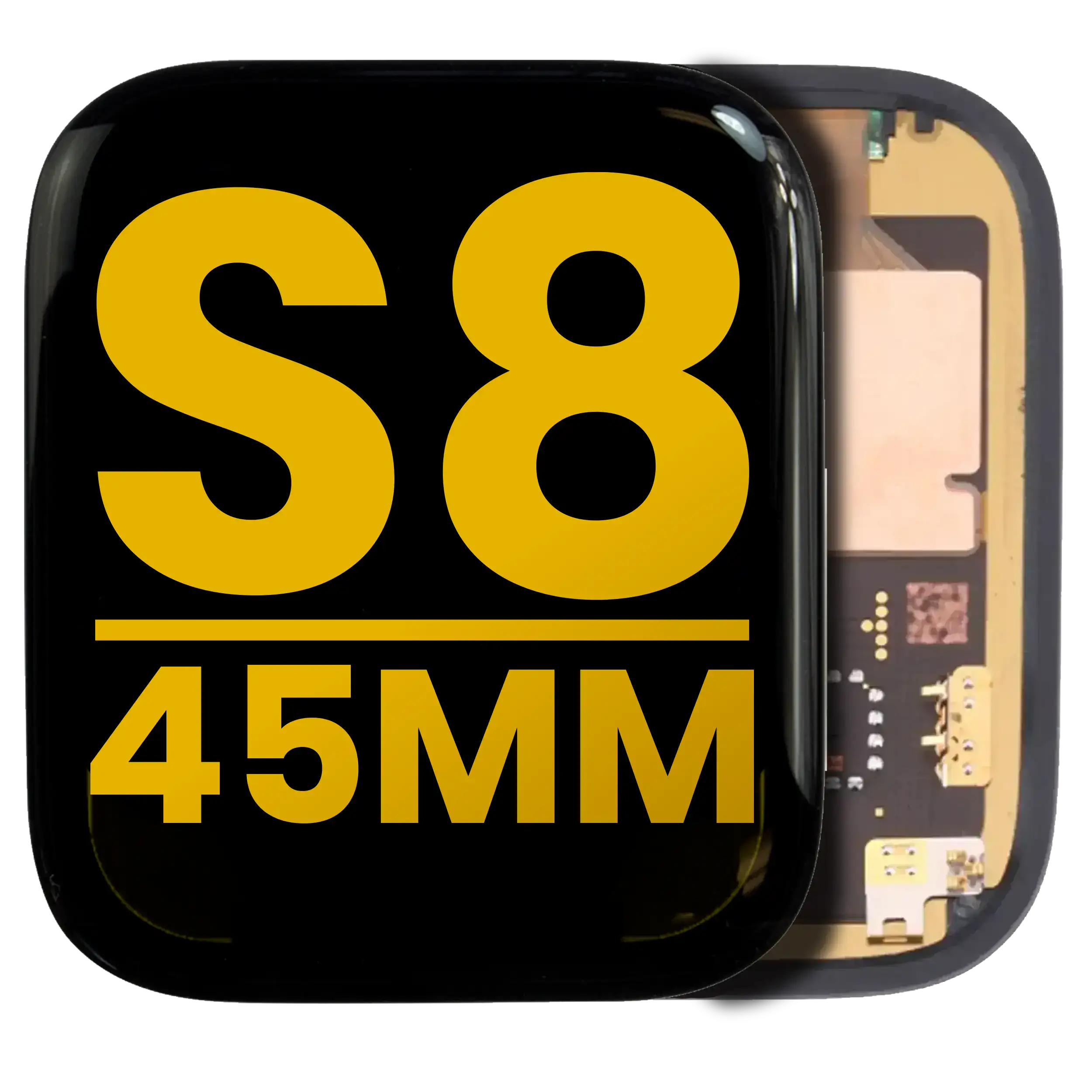 Oled Assembly With Bracket Compatible For Watch Series 8 (45Mm) (Premium)
