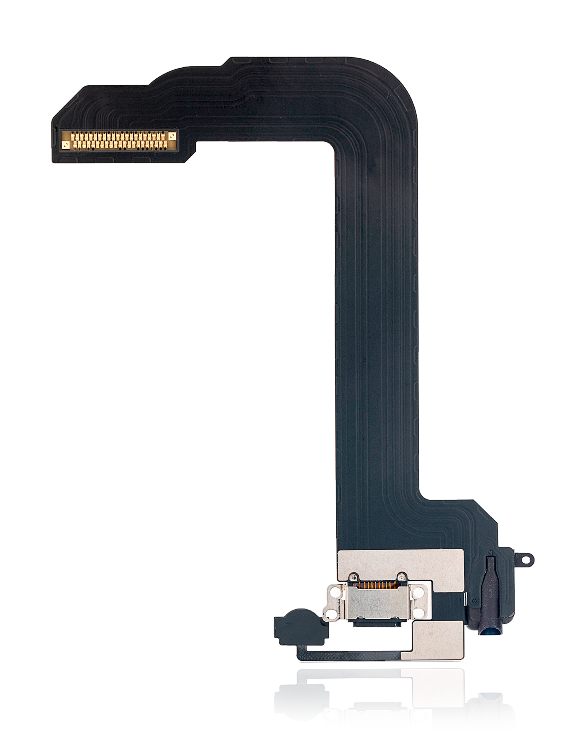 Headphone Jack With Charging Port Flex Cable Compatible For Ipod Touch 6 / Ipod Touch 7 (Black)