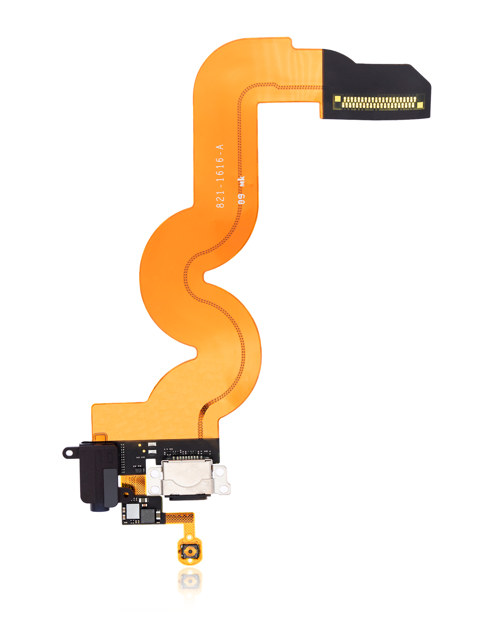 Headphone Jack With Charging Port Flex Cable Compatible For Ipod Touch 5 (Black)
