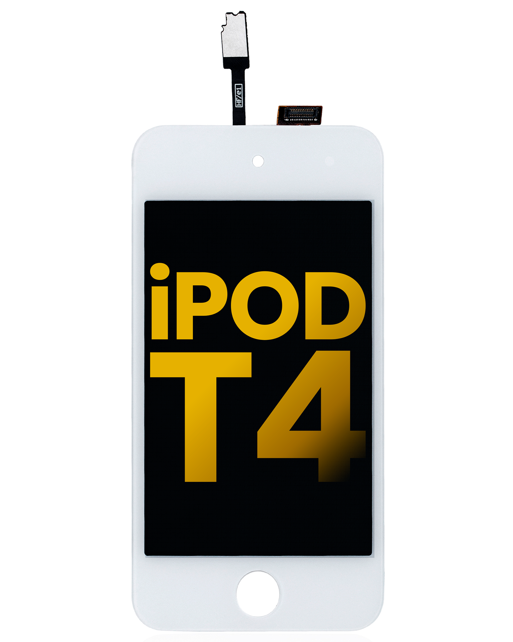 Lcd Assembly Compatible For Ipod Touch 4 (Premium) (White)