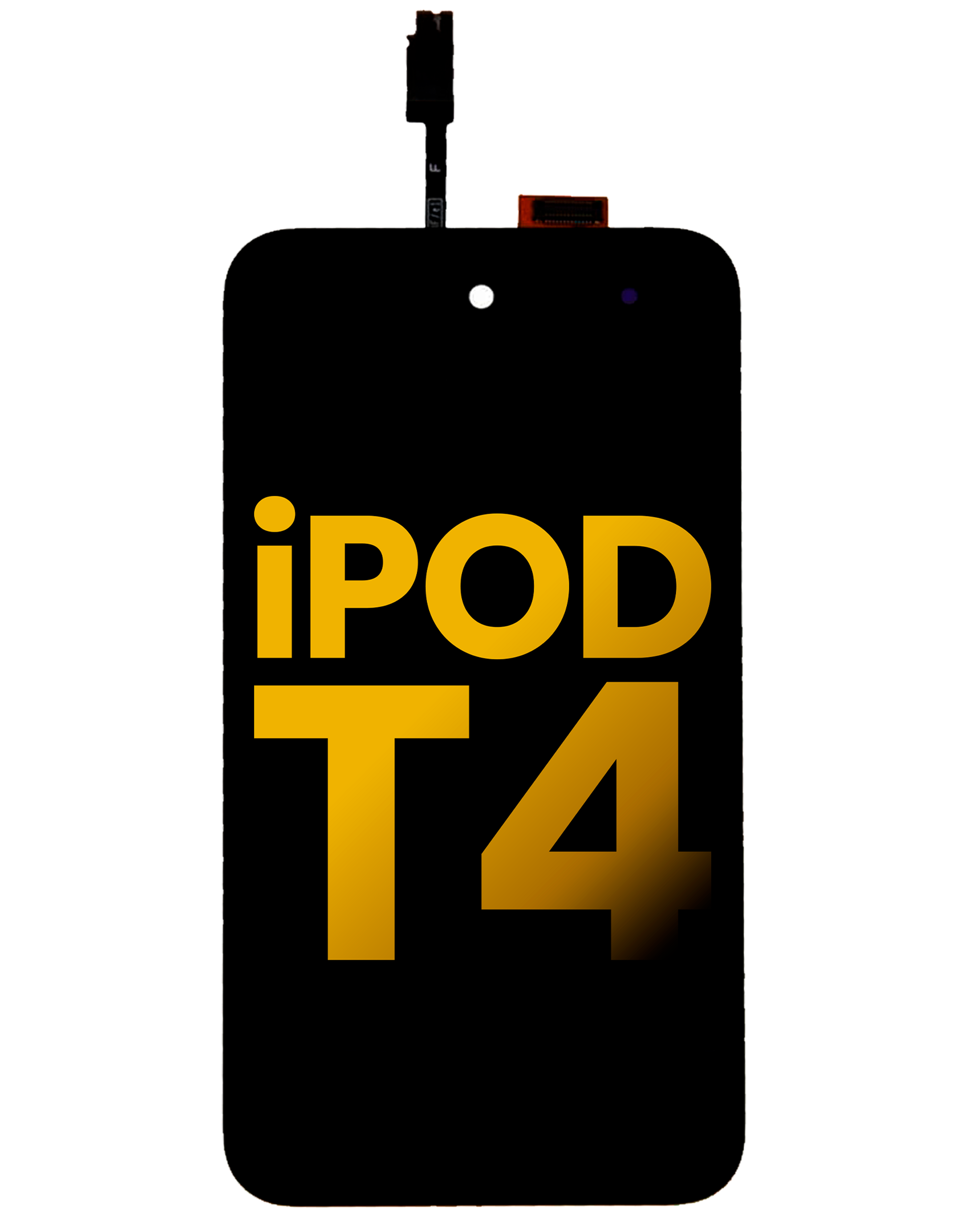 Lcd Assembly Compatible For Ipod Touch 4 (Premium) (Black)