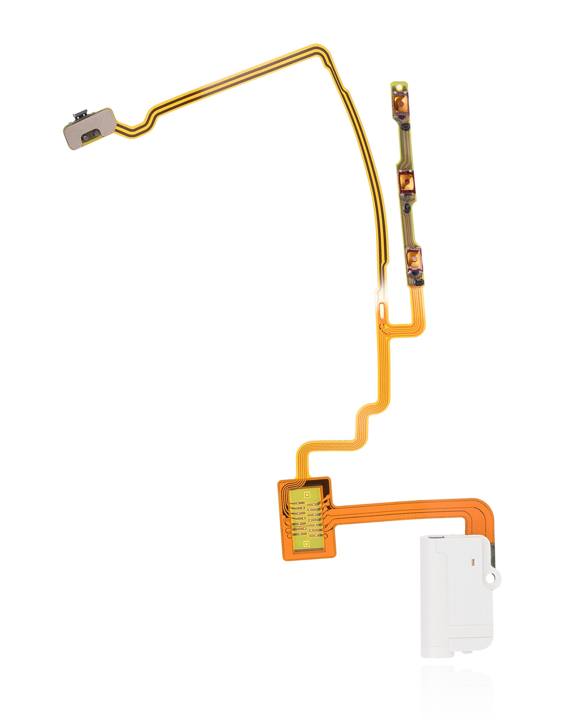 Power & Volume Flex Compatible For Ipod Touch Nano 7 (White)
