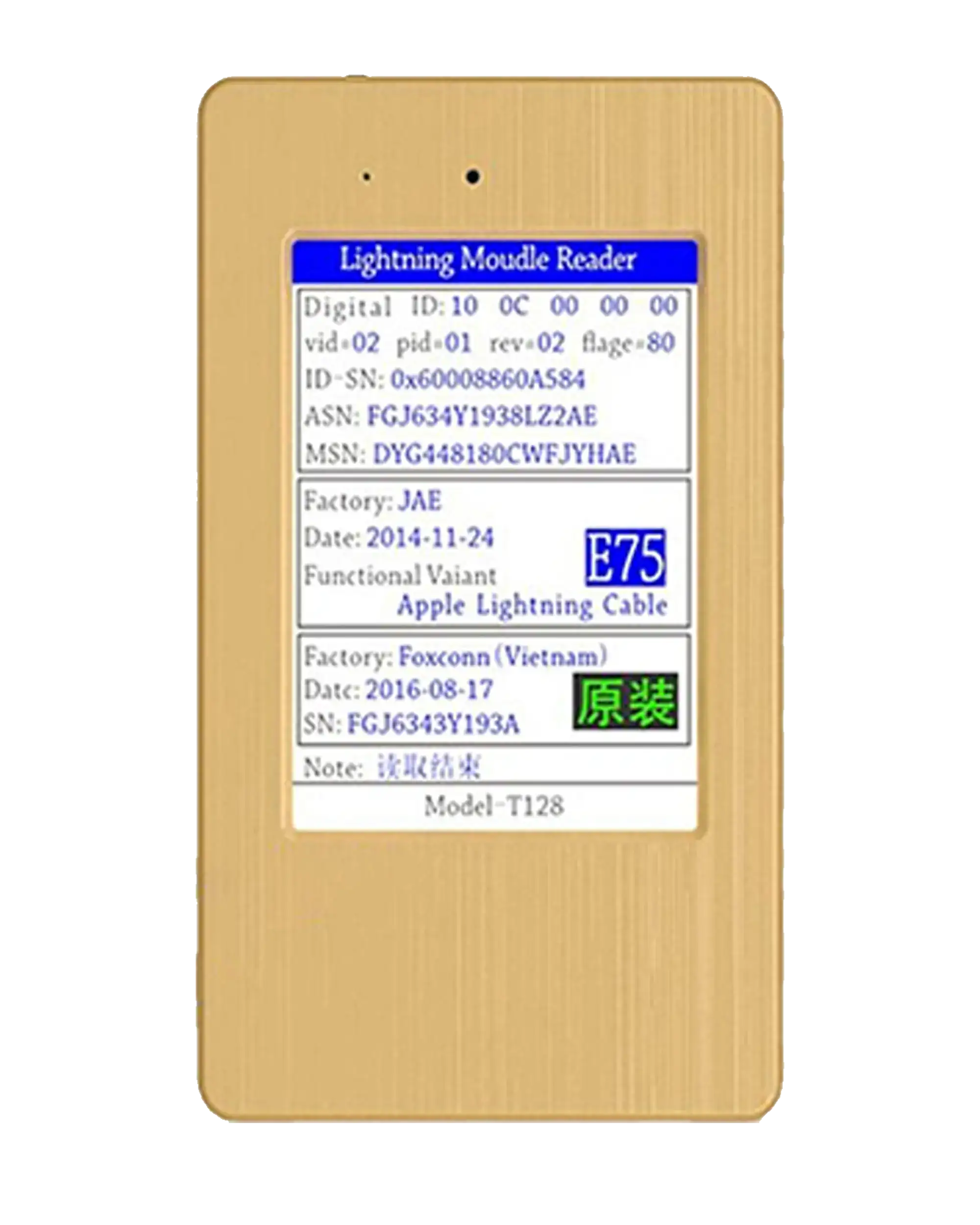 Mfi Lightning Cable Tester Tool For Authenticity