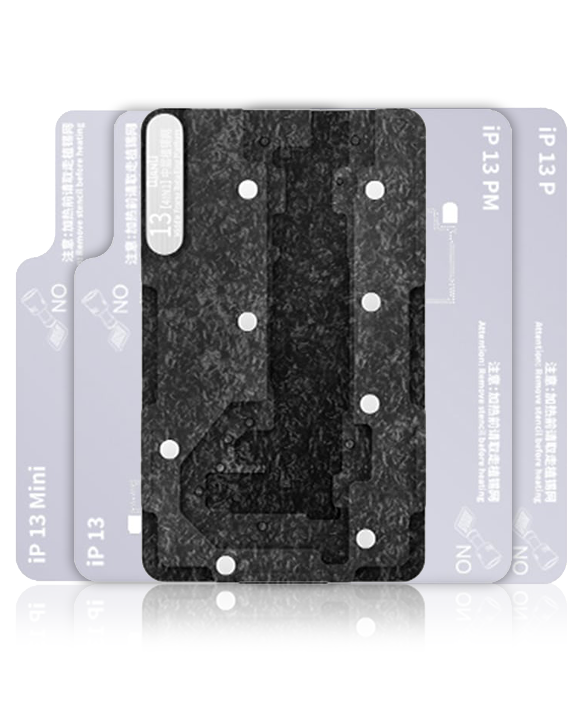4 In 1 Middle Frame Reballing Platform (Without Cover) Compatible For Iphone 13 / 13 Mini / 13 Pro / 13 Pro Max (Qianli)