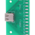 Type-C Female Test Board Usb 3.1 With Pcb 24P Connector Adapter For Measuring Current Conduction