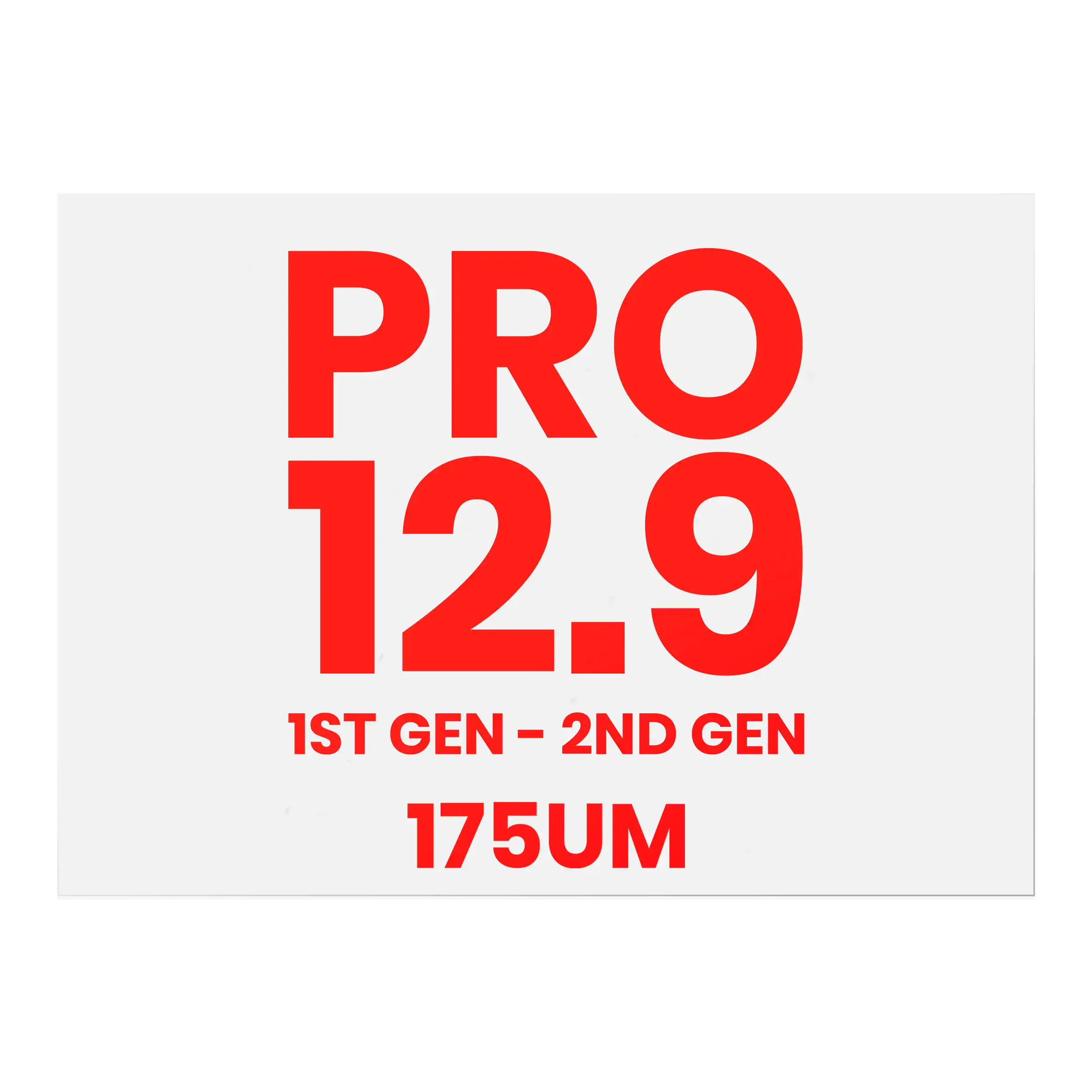 Oca Film Lamination Compatible For Ipad Pro 12.9" 1St Gen (2015) / Ipad Pro 12.9" 2Nd Gen (2017) (175Um) (10 Pack)