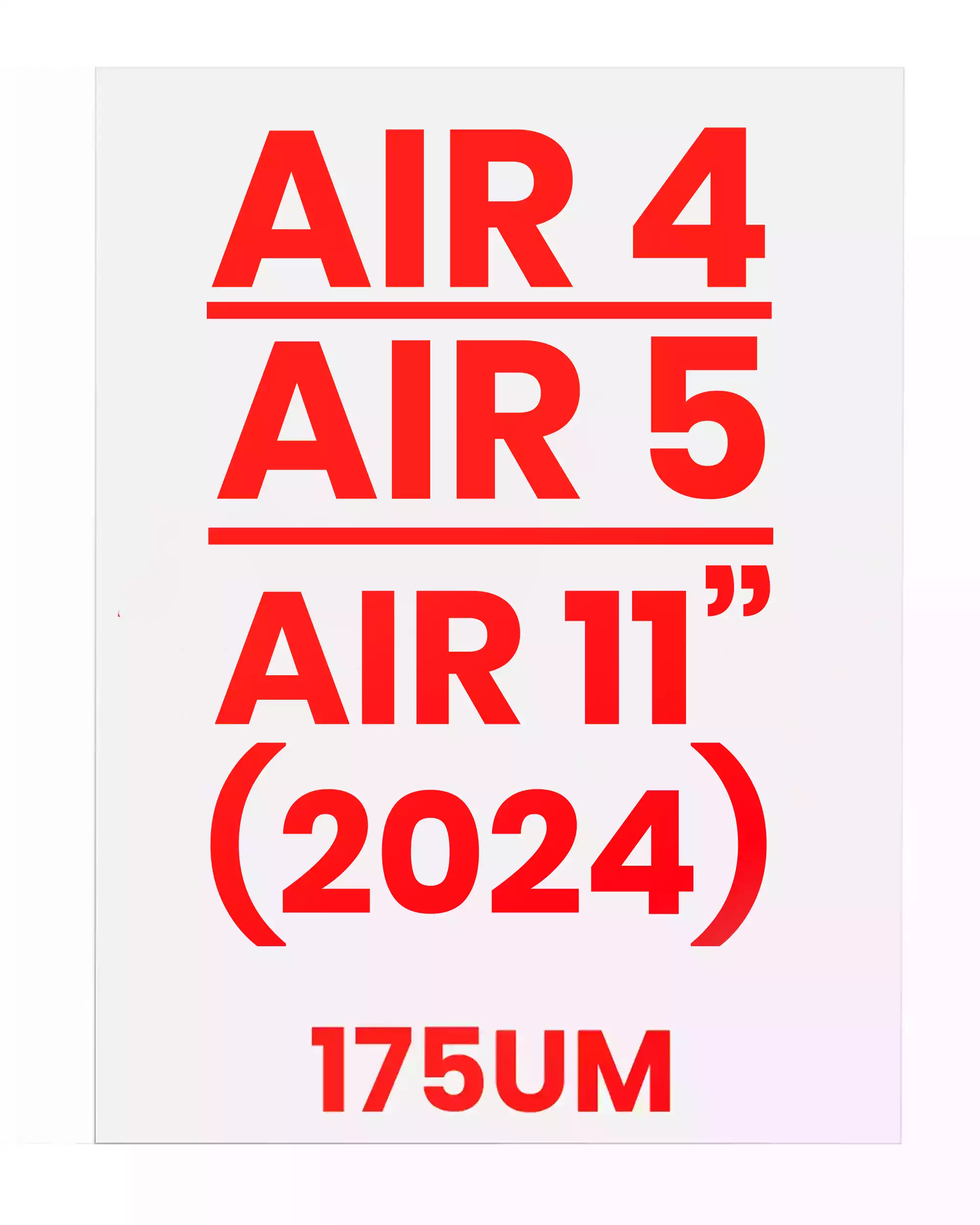 Oca Film Lamination Compatible For Ipad Air 4 (2020) / Air 5 (2022) / Air 11" (2024) (175Um) (10 Pack)