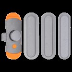 Hard Buttons Set (Power / Volume / Mute) Compatible For Ipad Air 1 (Black)