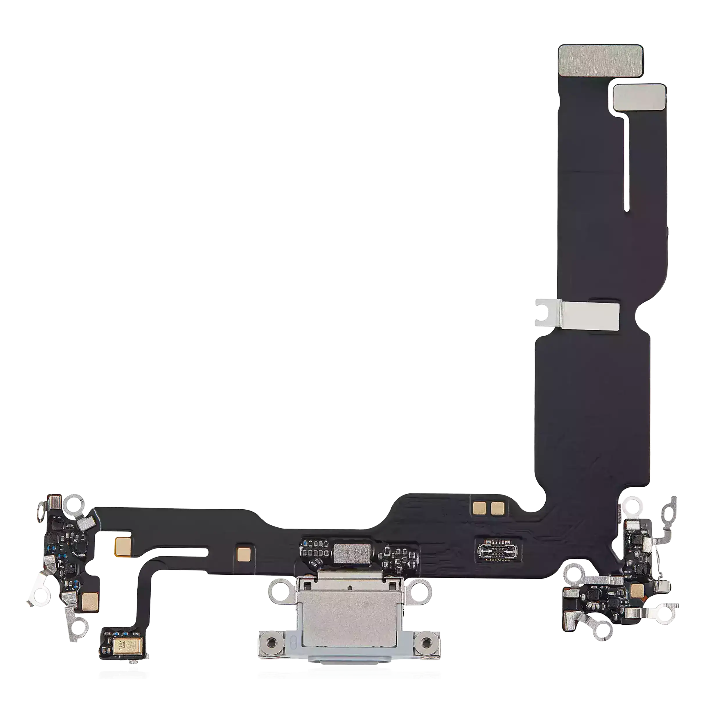 Charging Port Flex Cable Compatible For Iphone 15 Plus (Aftermarket Plus) (Blue)