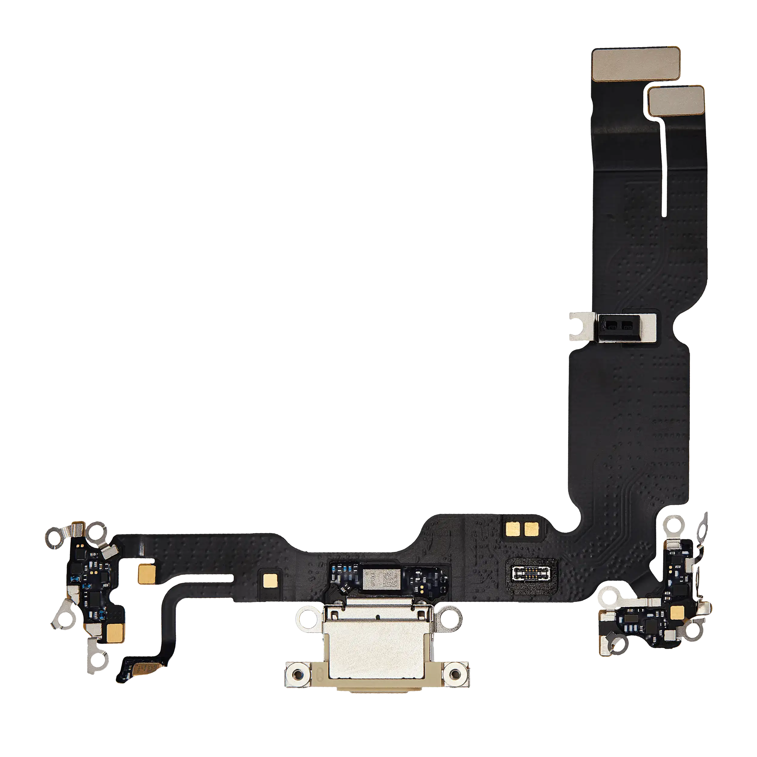 Charging Port Flex Cable Compatible For Iphone 15 Plus (Premium) (Yellow)