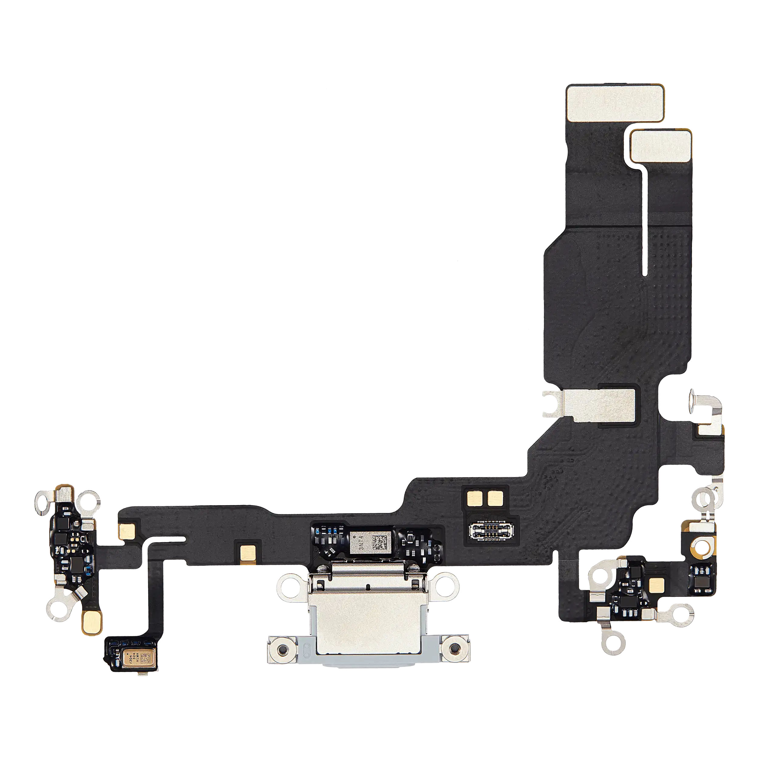 Charging Port Flex Cable Compatible For Iphone 15 (Premium) (Blue)