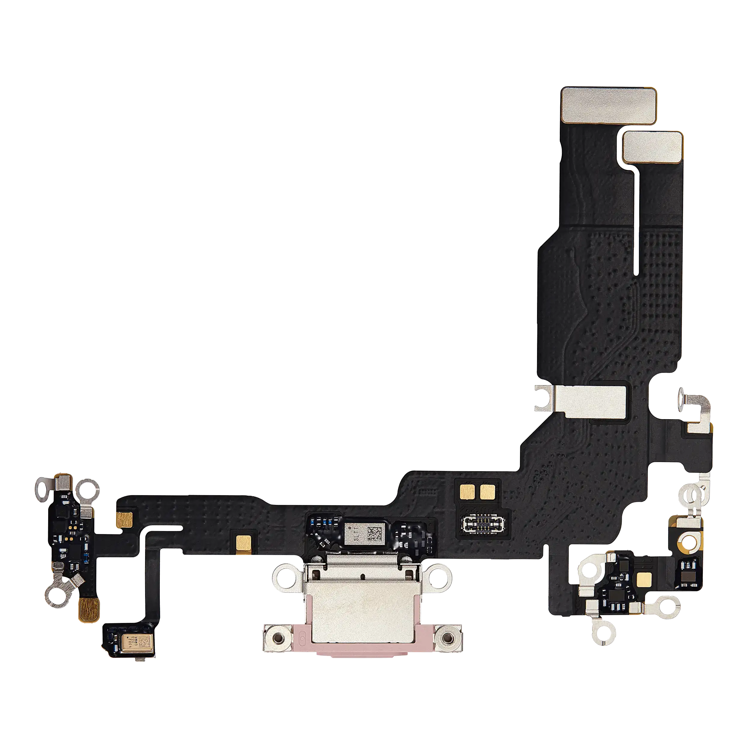 Charging Port Flex Cable Compatible For Iphone 15 (Premium) (Pink)