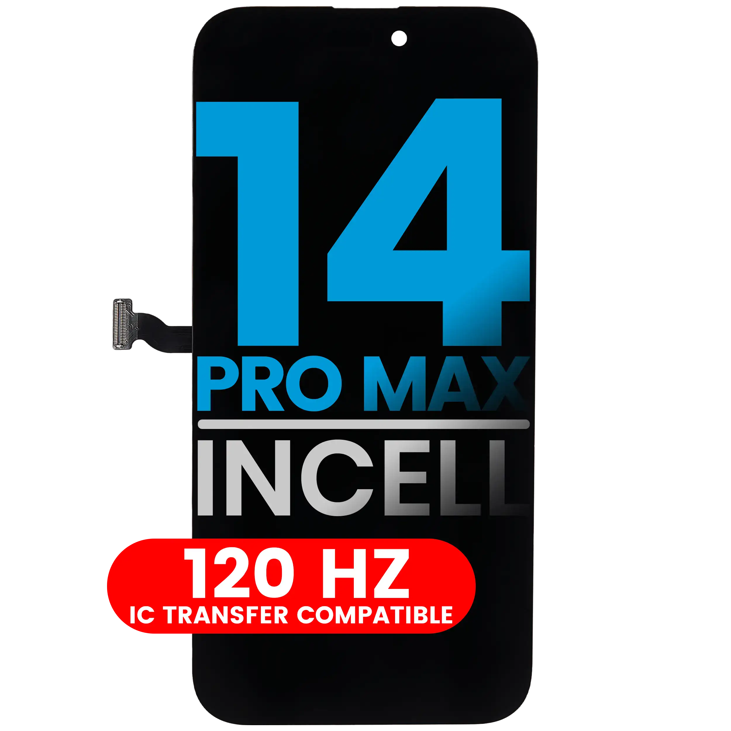 Lcd Assembly Compatible For Iphone 14 Pro Max (Aftermarket: Aq7 / Incell)(120Hz)