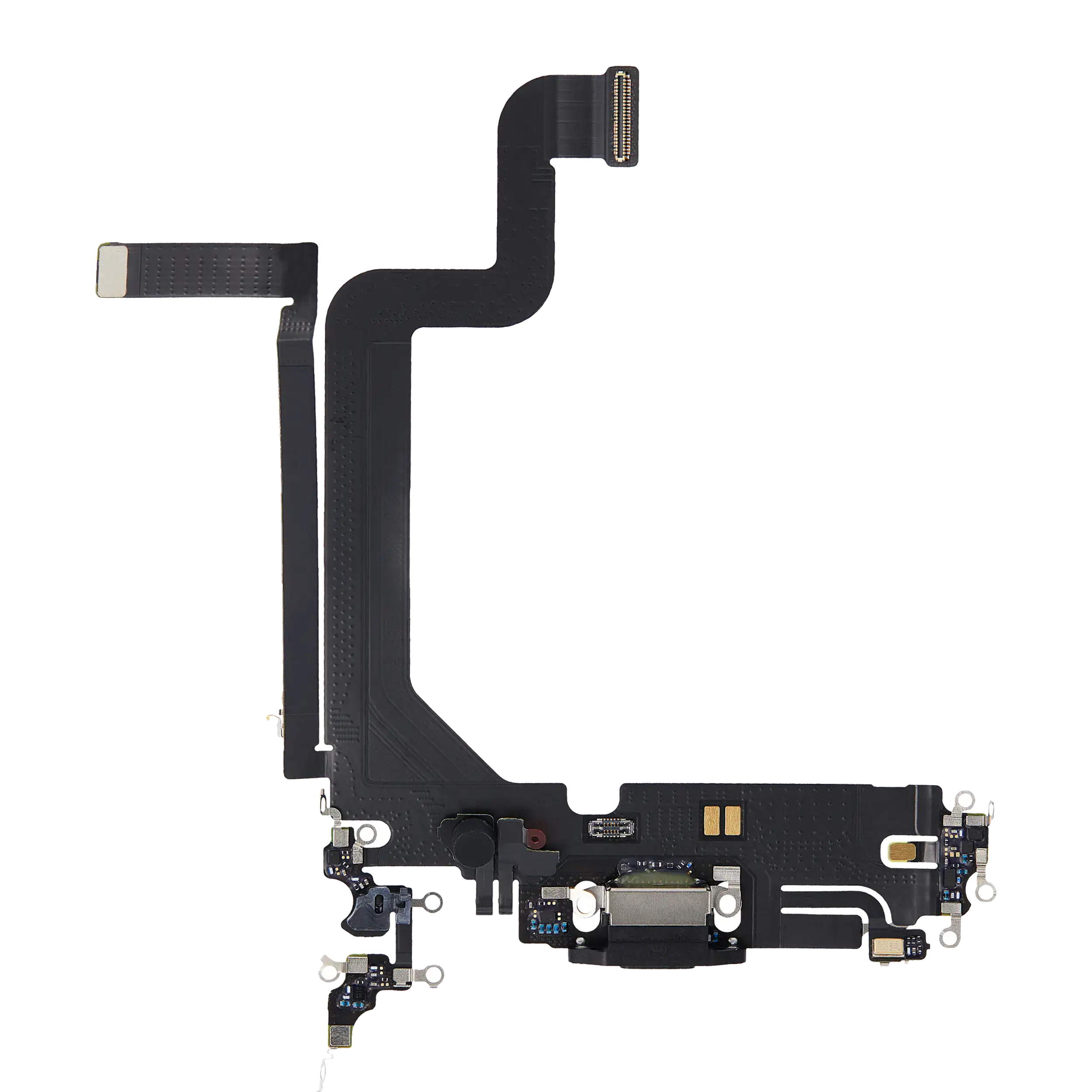 Charging Port Flex Cable Compatible For Iphone 14 Pro Max (Premium) (Space Black)