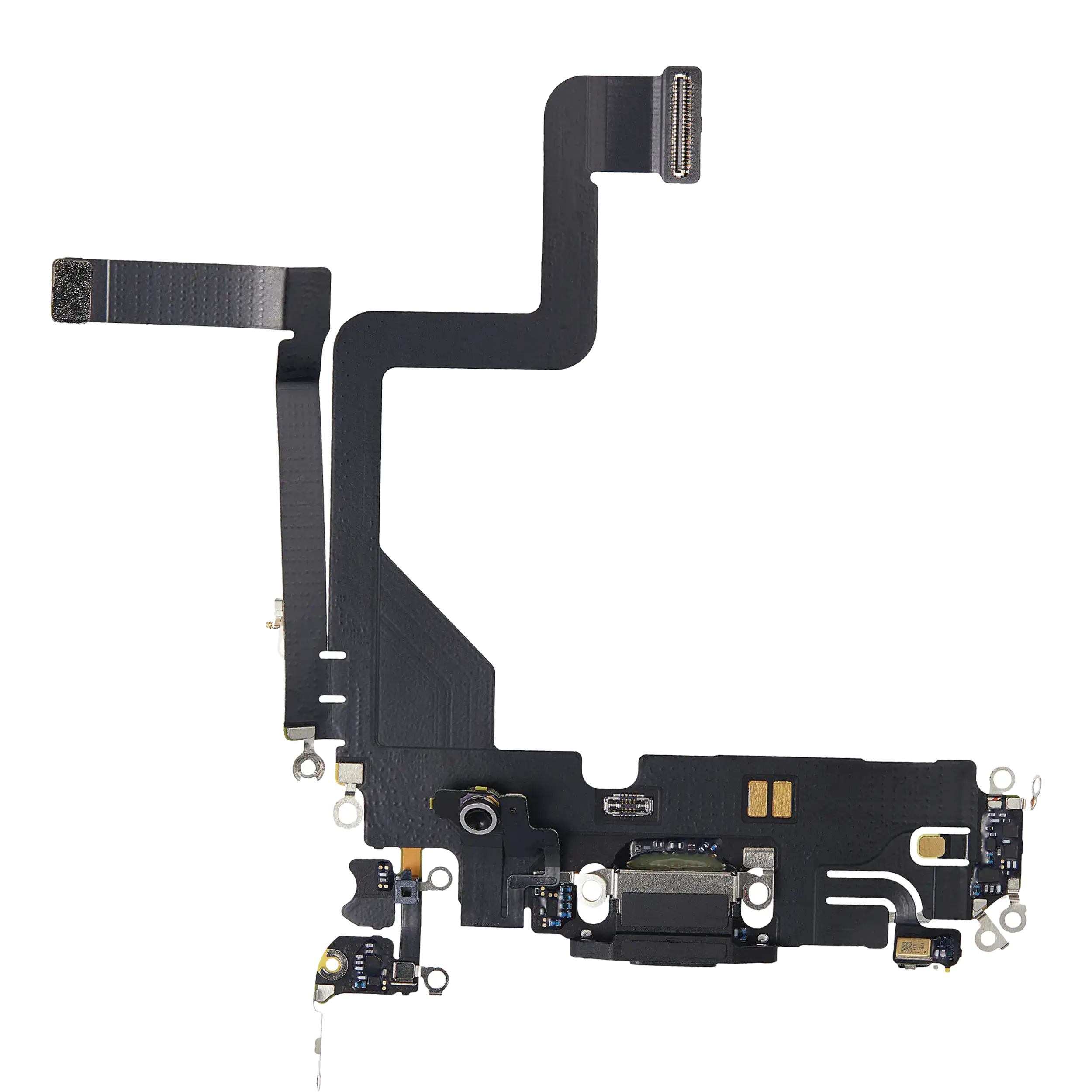 Charging Port Flex Cable Compatible For Iphone 14 Pro (Premium) (Space Black)