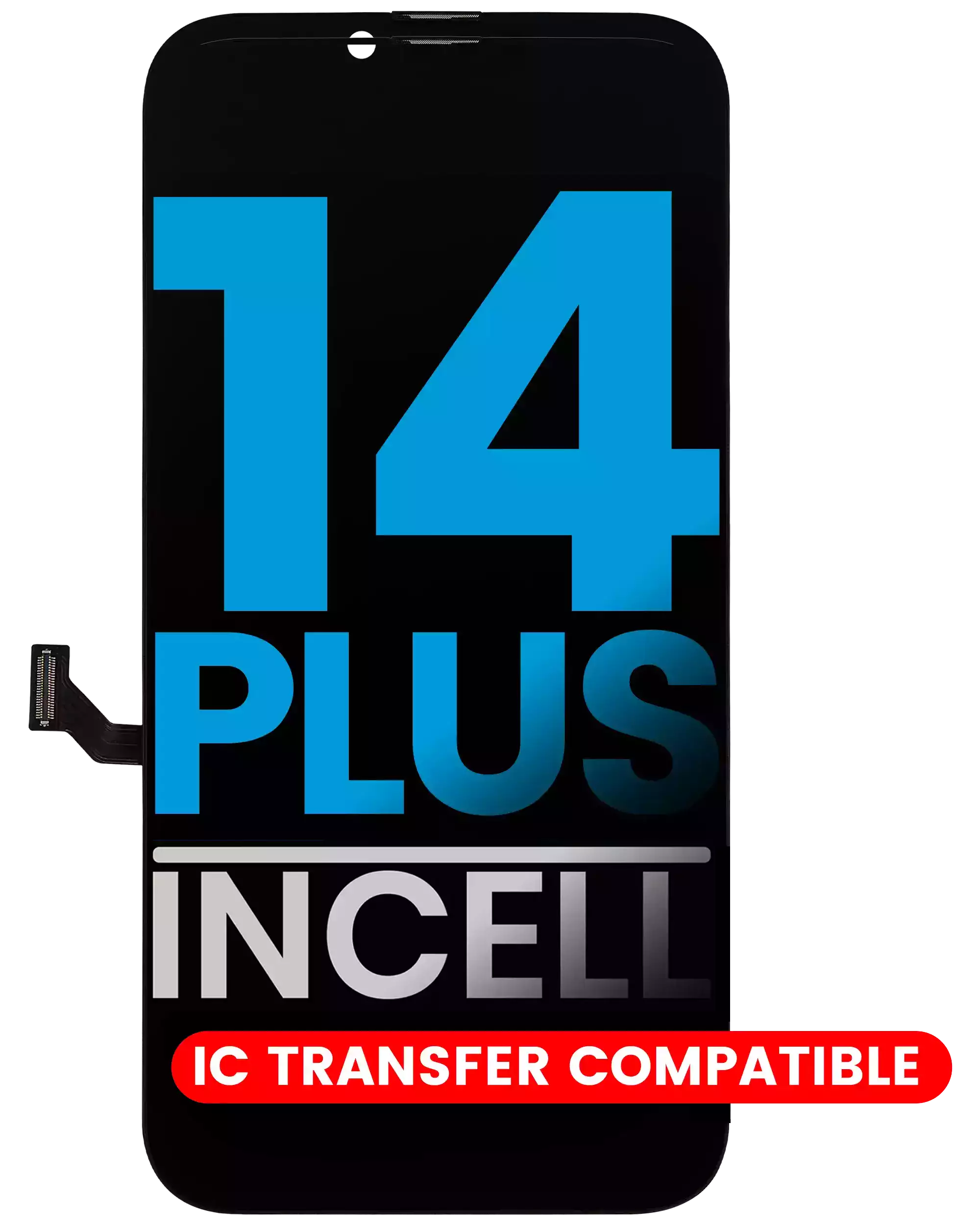 Lcd Assembly Compatible For Iphone 14 Plus (Aftermarket: Aq7 / Incell)