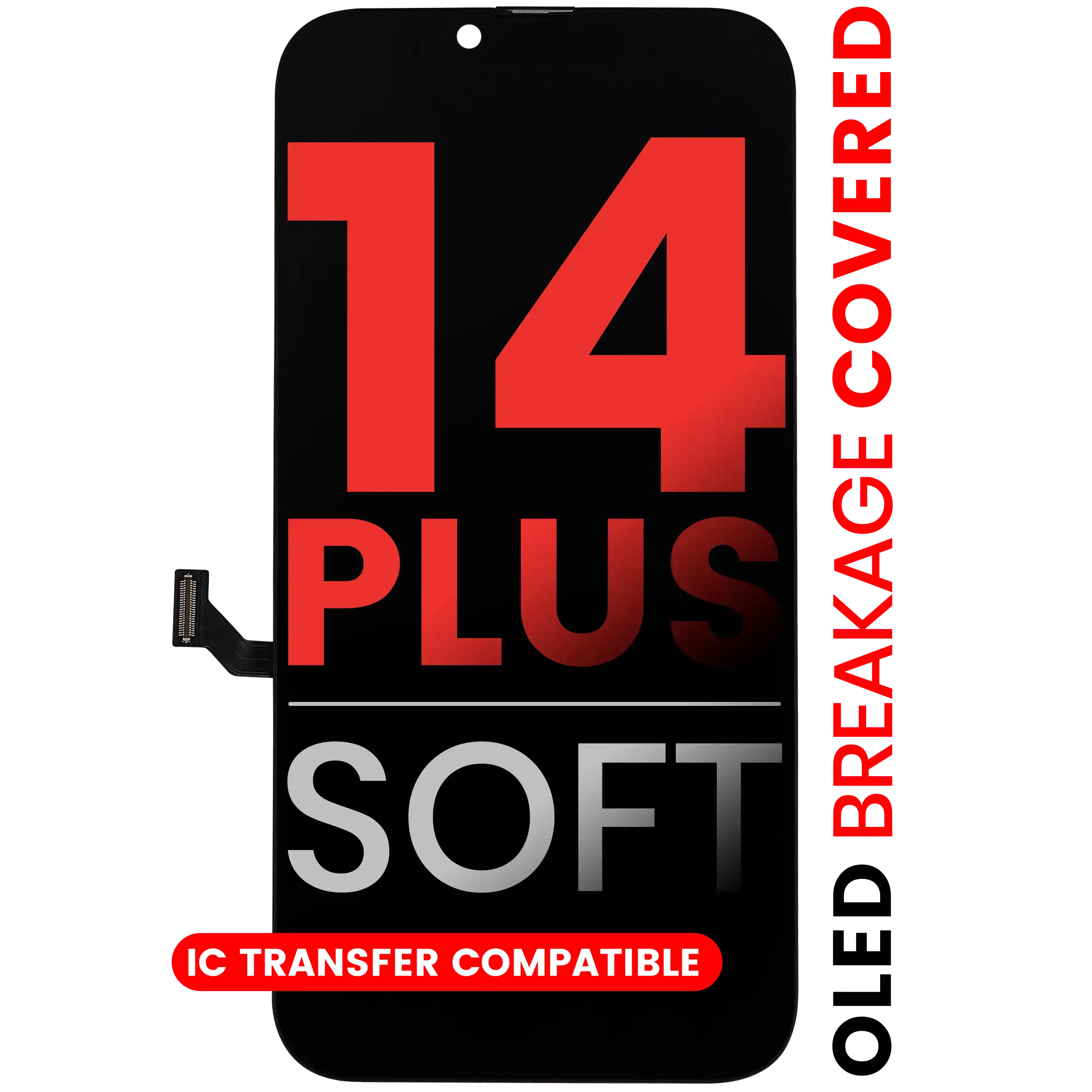 Oled Assembly Compatible For Iphone 14 Plus (Aftermarket Pro: Xo7 Soft)