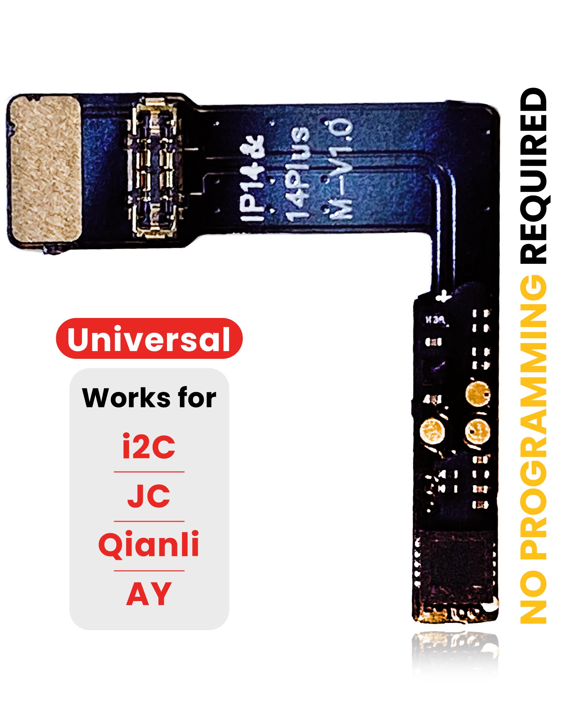 Pre-Programmed Universal Battery Tag-On Flex Compatible With Iphone 14 And 14 Plus (No Soldering Required)