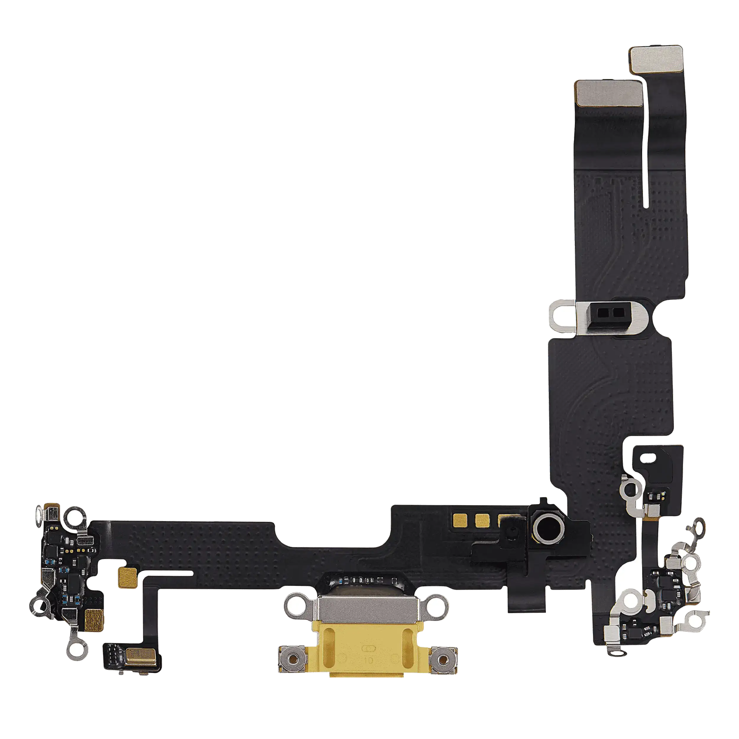 Charging Port Flex Cable Compatible For Iphone 14 Plus (Used  Pull) (Yellow)