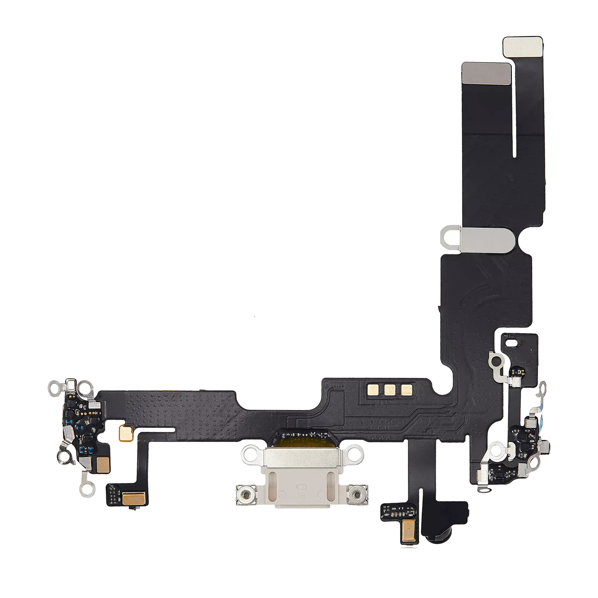 Charging Port Flex Cable Compatible For Iphone 14 Plus (Aftermarket Plus) (Starlight)
