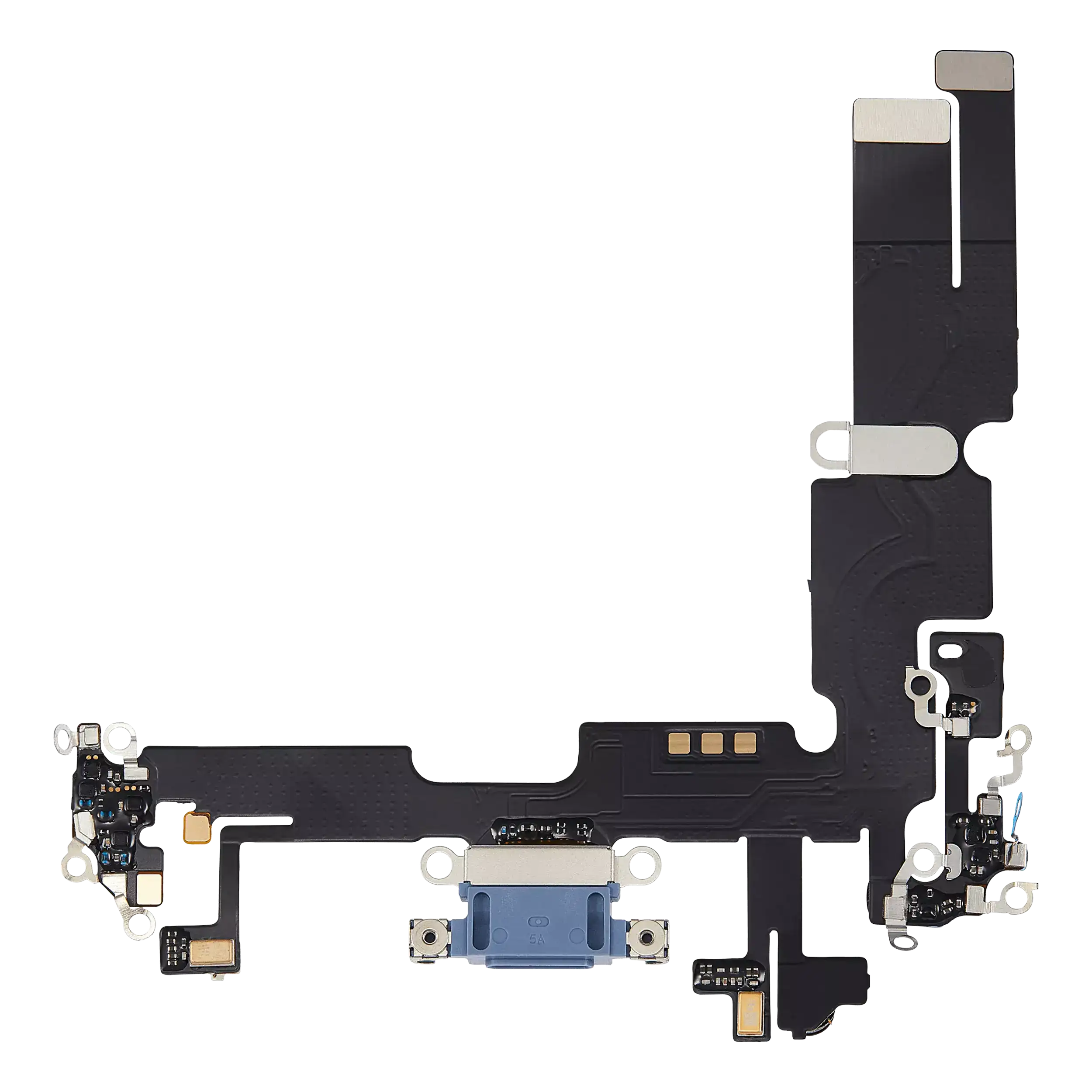 Charging Port Flex Cable Compatible For Iphone 14 Plus (Aftermarket Plus) (Blue)