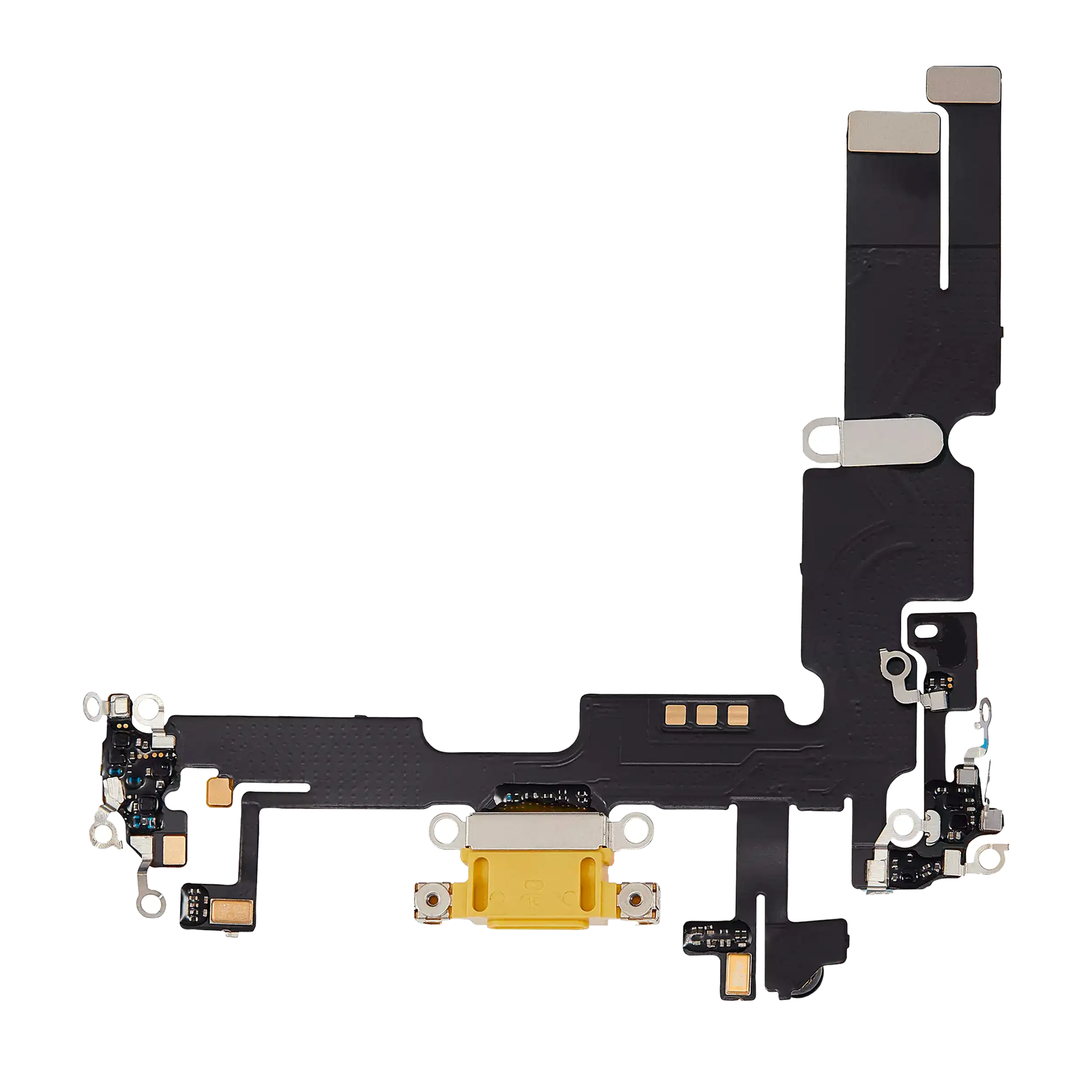 Charging Port Flex Cable Compatible For Iphone 14 Plus (Aftermarket Plus) (Yellow)