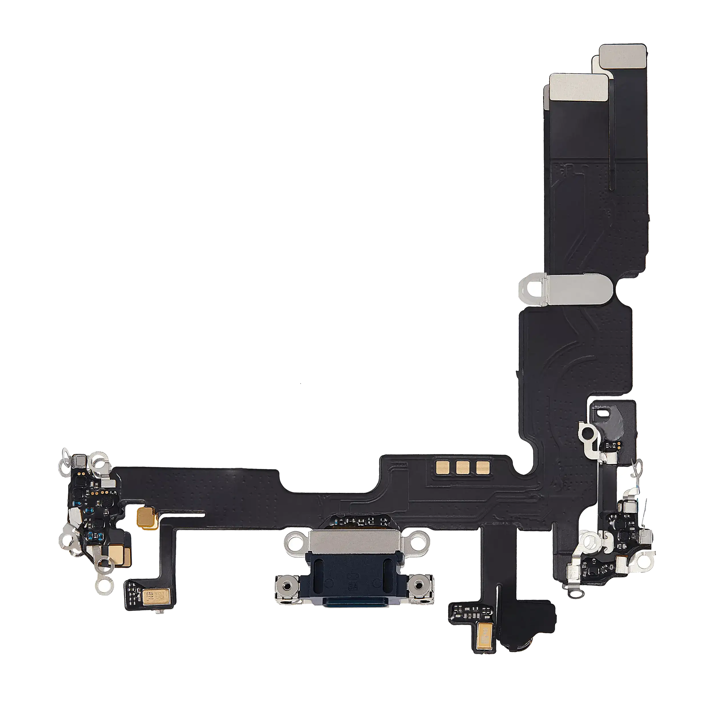 Charging Port Flex Cable Compatible For Iphone 14 Plus (Aftermarket Plus) (Midnight)