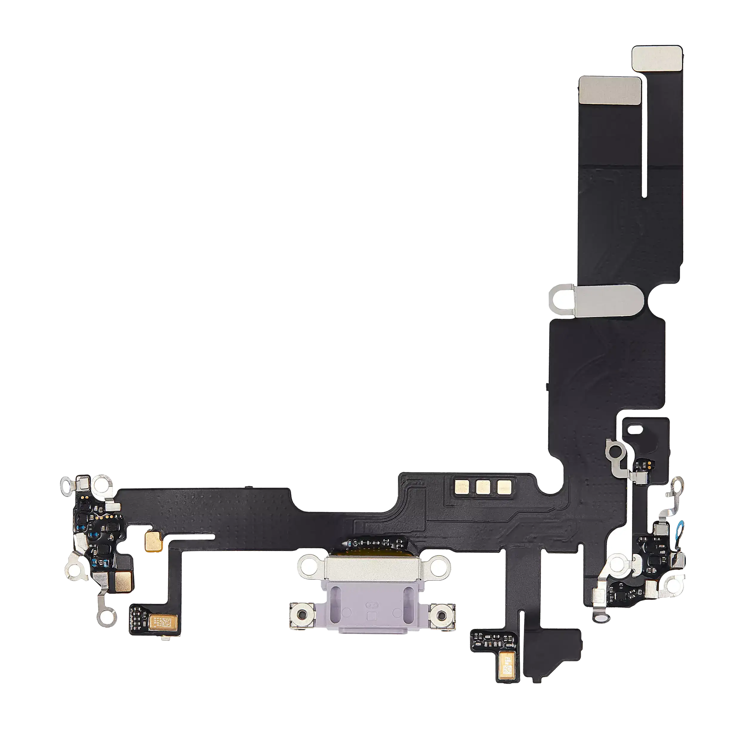 Charging Port Flex Cable Compatible For Iphone 14 Plus (Aftermarket Plus) (Purple)