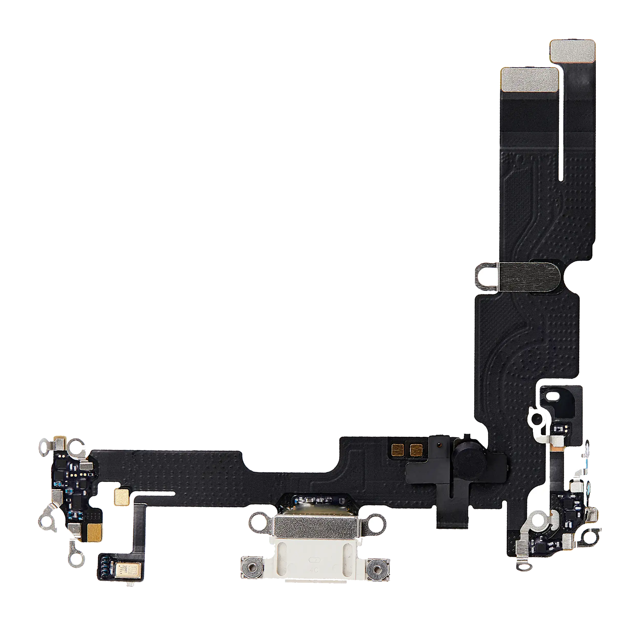 Charging Port Flex Cable Compatible For Iphone 14 Plus (Premium) (Starlight)